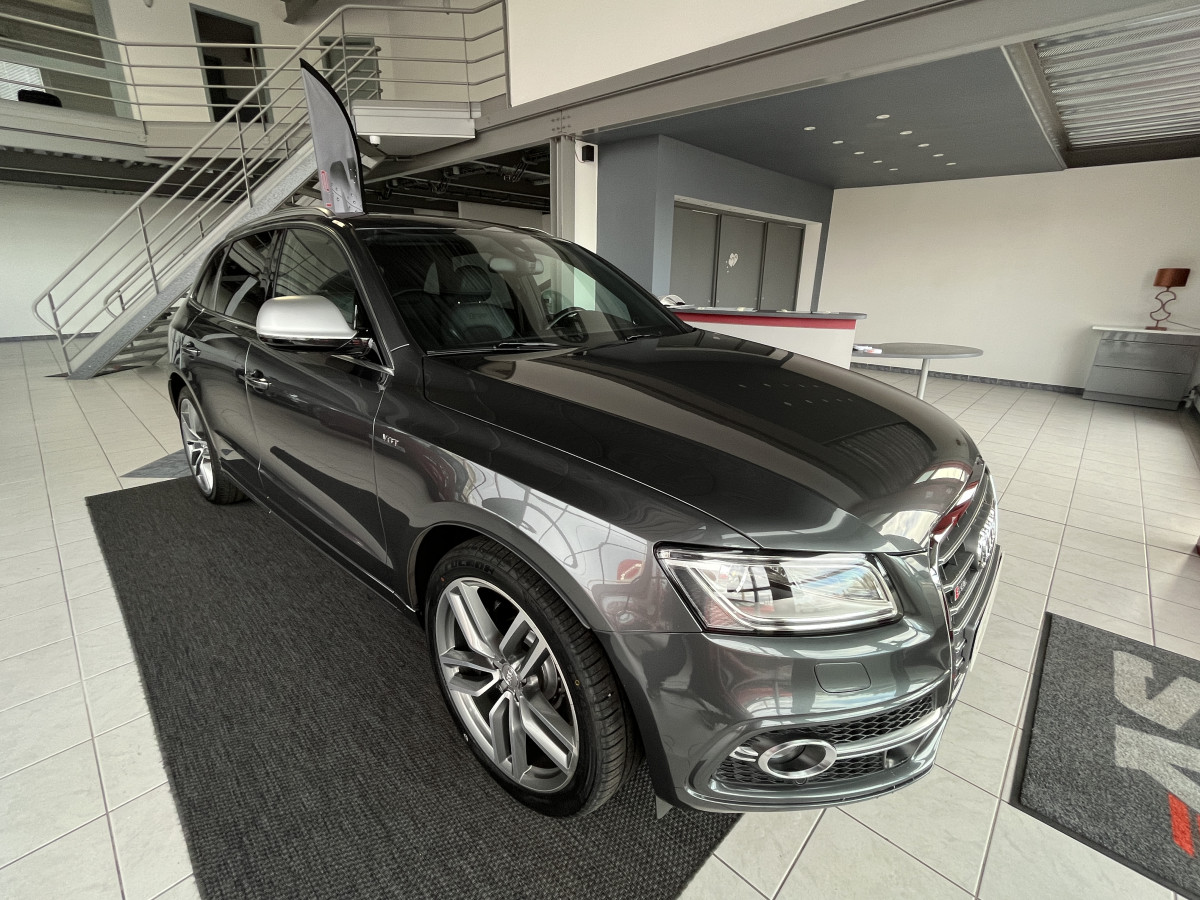 AUDI SQ5 TDI V6 326 COMPETITION BVA8 QUATTRO GPS CAMERA ATTELAGE KEYLESS HIFI B&O REGULATEUR ALU BROSSE DRIVE SELECT EXCELLENT ETAT