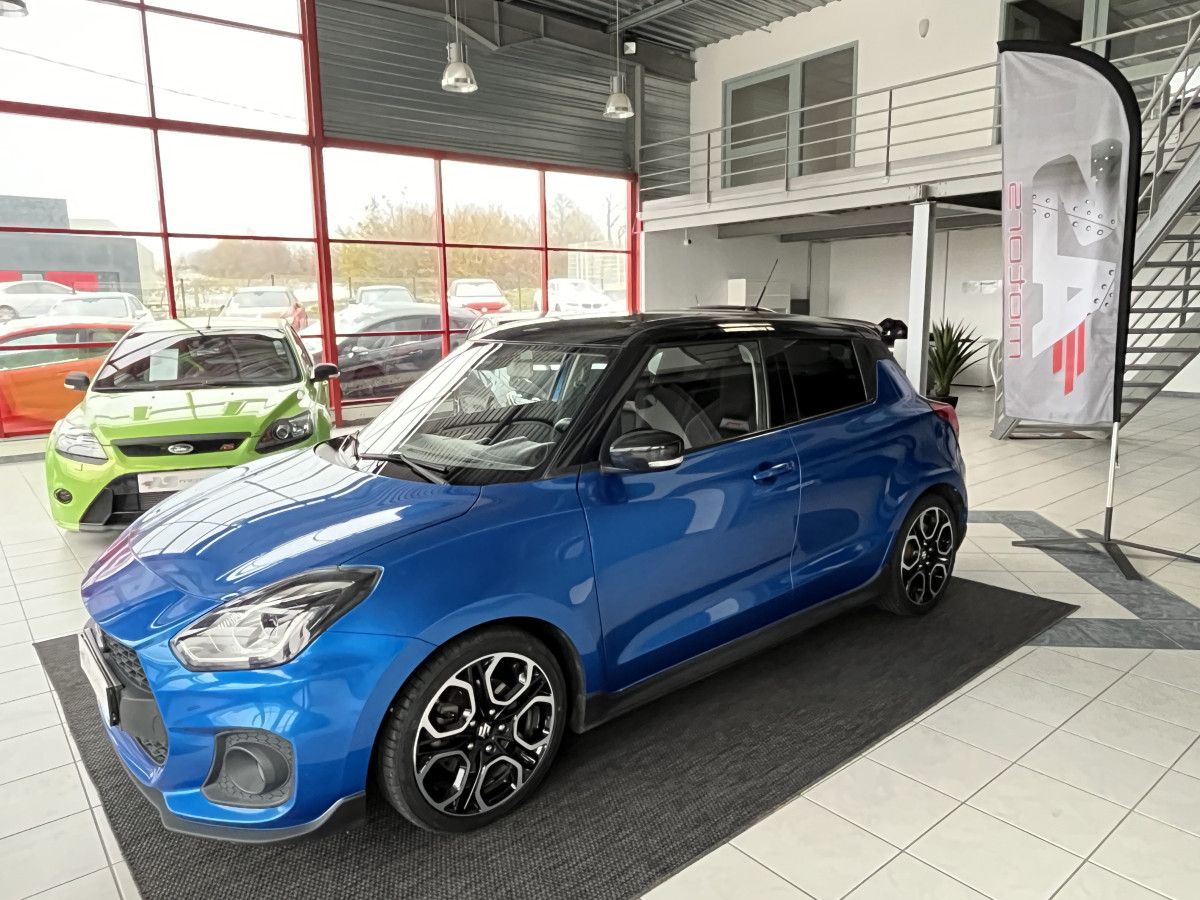 SUZUKI SWIFT SPORT 1,4 129 HYBRID. GPS CAMERA REGULATEUR KEYLESS FULL LED CARPLAY EXCELLENT ETAT