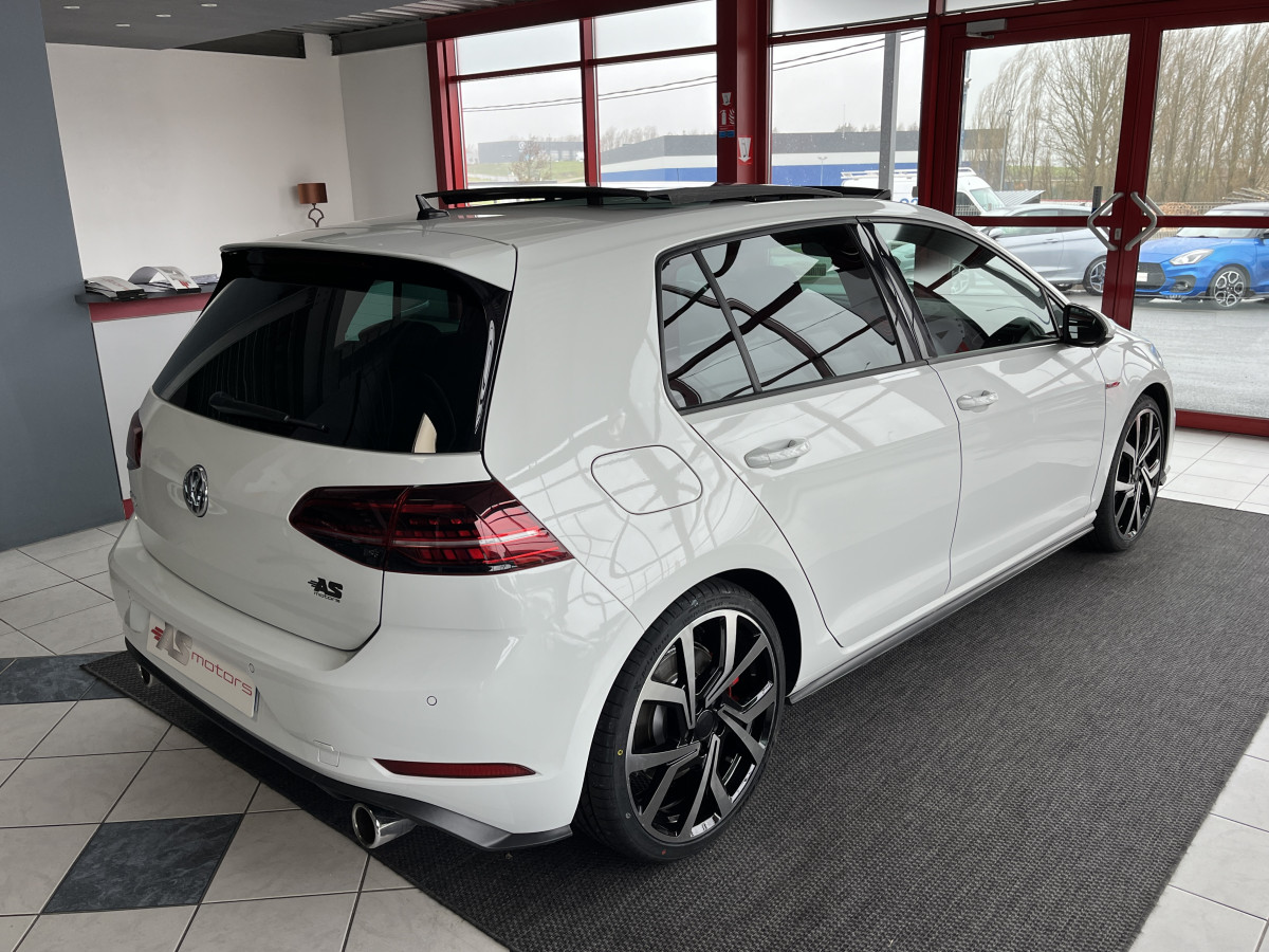 VOLKSWAGEN GOLF 7 2,0 TSI 245 PERFORMANCE  TOIT PANORAMIQUE CARPLAY GPS CAMERA ACC DCC HIFI DYNAUDIO KEYLESS FULL LED FULL CUIR JANTES BRESCIA DIGITAL COCKPIT ETAT NEUF