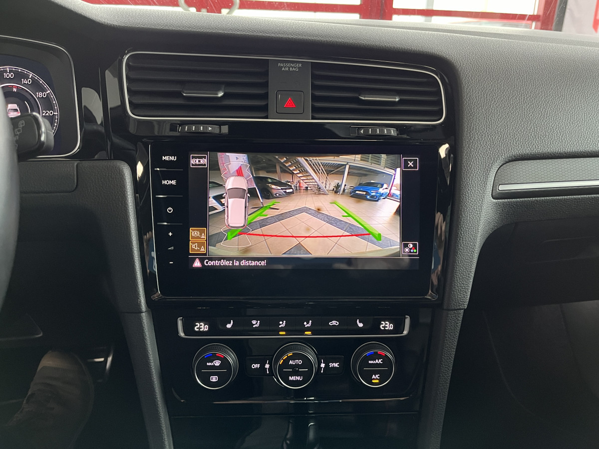 VOLKSWAGEN GOLF 7 2,0 TSI 245 PERFORMANCE  TOIT PANORAMIQUE CARPLAY GPS CAMERA ACC DCC HIFI DYNAUDIO KEYLESS FULL LED FULL CUIR JANTES BRESCIA DIGITAL COCKPIT ETAT NEUF