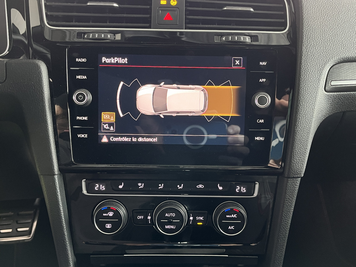 VOLKSWAGEN GOLF 7 2,0 TSI 245 PERFORMANCE CARPLAY GPS ACC DMS  FULL LED JANTES BRESCIA DIGITAL COCKPIT ETAT NEUF