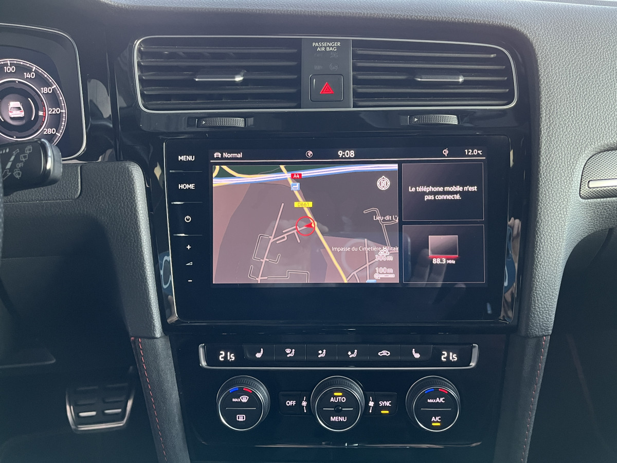 VOLKSWAGEN GOLF 7 TCR 2,0 TSI 290 DSG7 TOIT PANO GPS APPLE CARPLAY CAMERA ACC DCC DIGITAL COCKPIT  KEYLESS FULL LED HIFI DYNAUDIO   ETAT NEUF