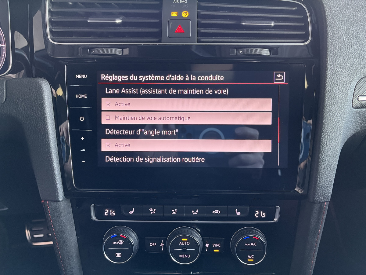 VOLKSWAGEN GOLF 7 TCR 2,0 TSI 290 DSG7 TOIT PANO GPS APPLE CARPLAY CAMERA ACC DCC DIGITAL COCKPIT  KEYLESS FULL LED HIFI DYNAUDIO   ETAT NEUF