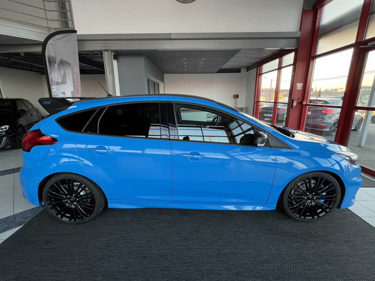 FORD FOCUS RS 2,3 350 4X4 BLUE AND BLACK EDITION PERFORMANCE GPS CAMERA  APPLE CAR PLAY HIFI SONY KEYLESS REGULATEUR FEUX BI-XENON EXCELLENT ETAT