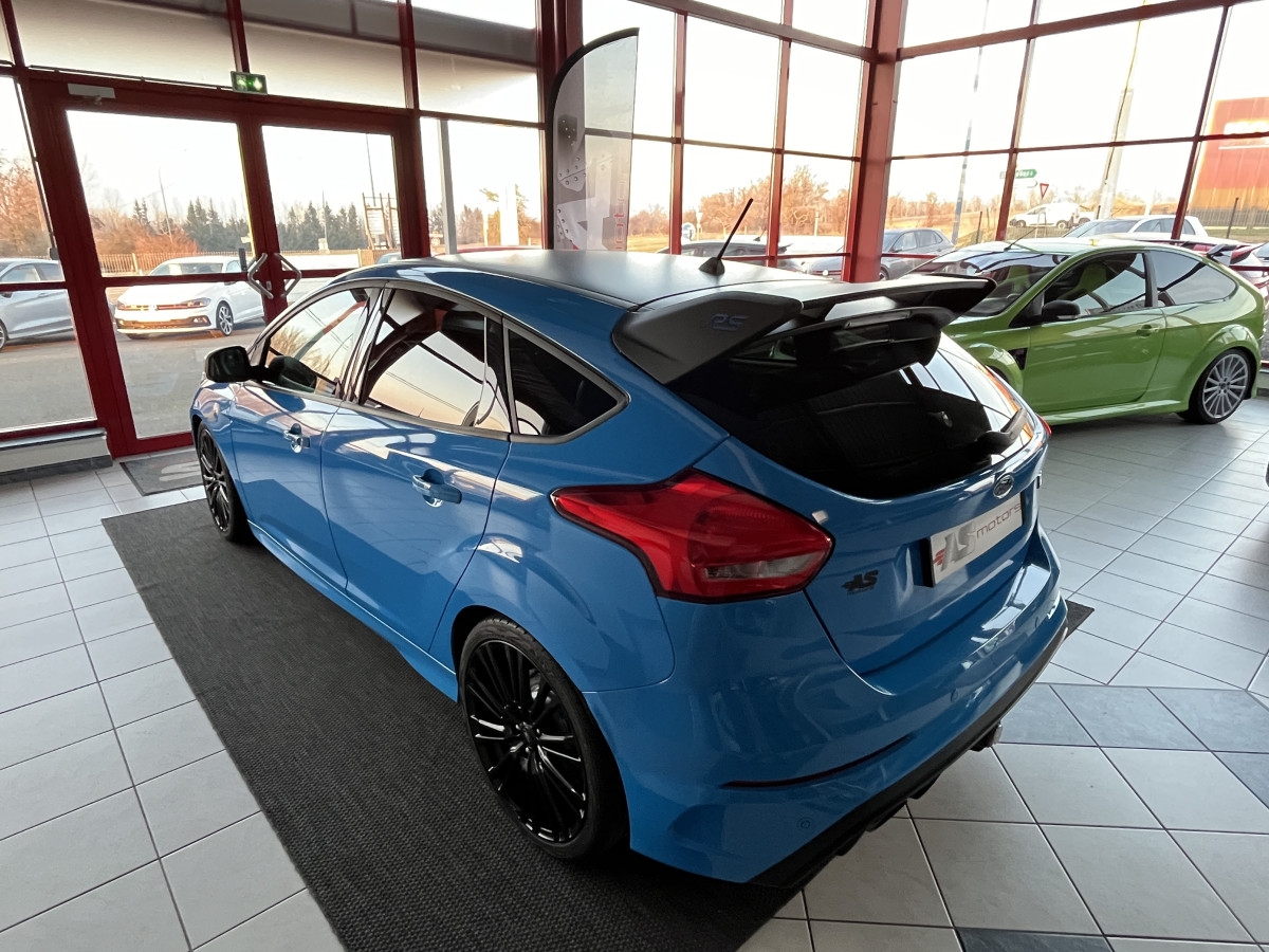 FORD FOCUS RS 2,3 350 4X4 BLUE AND BLACK EDITION PERFORMANCE GPS CAMERA  APPLE CAR PLAY HIFI SONY KEYLESS REGULATEUR FEUX BI-XENON EXCELLENT ETAT