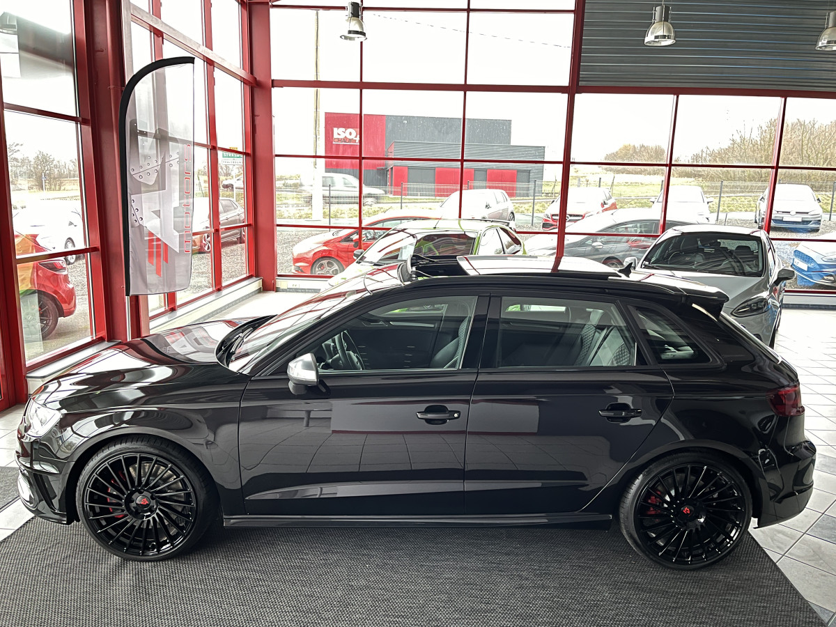 AUDI S3 SPORTBACK  2,0 TFSI 300 DSG6 QUATTRO TOIT PANORAMIQUE GPS CAMERA REGULATEUR ADAPTATIF DRIVE SELECT MAGNETIC RIDE BI- XENON PARK ASSIST XENON KEYLESS EXCELLENT ETAT