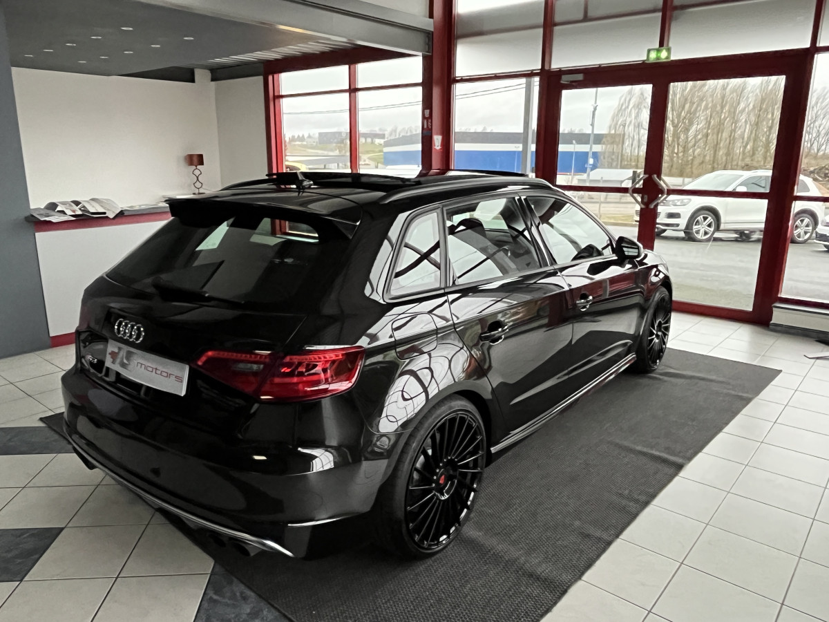 AUDI S3 SPORTBACK  2,0 TFSI 300 DSG6 QUATTRO TOIT PANORAMIQUE GPS CAMERA REGULATEUR ADAPTATIF DRIVE SELECT MAGNETIC RIDE BI- XENON PARK ASSIST XENON KEYLESS EXCELLENT ETAT