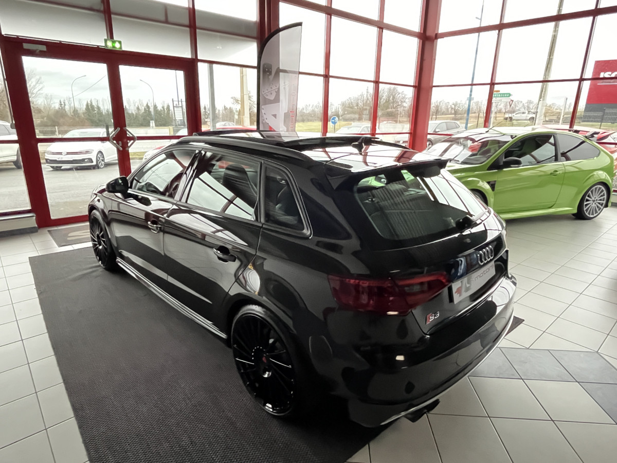 AUDI S3 SPORTBACK  2,0 TFSI 300 DSG6 QUATTRO TOIT PANORAMIQUE GPS CAMERA REGULATEUR ADAPTATIF DRIVE SELECT MAGNETIC RIDE BI- XENON PARK ASSIST XENON KEYLESS EXCELLENT ETAT