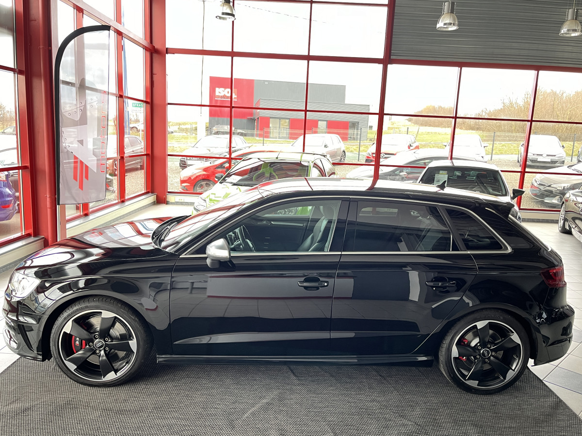 AUDI S3 SPORTBACK 2,0 TFSI 300 QUATTRO  GPS ACC  REGULATEUR ADAPTATIF FEUX BI-XENON  DRIVE SELECT PARK PILOT JANTE ROTOR EXCELLENT ETAT