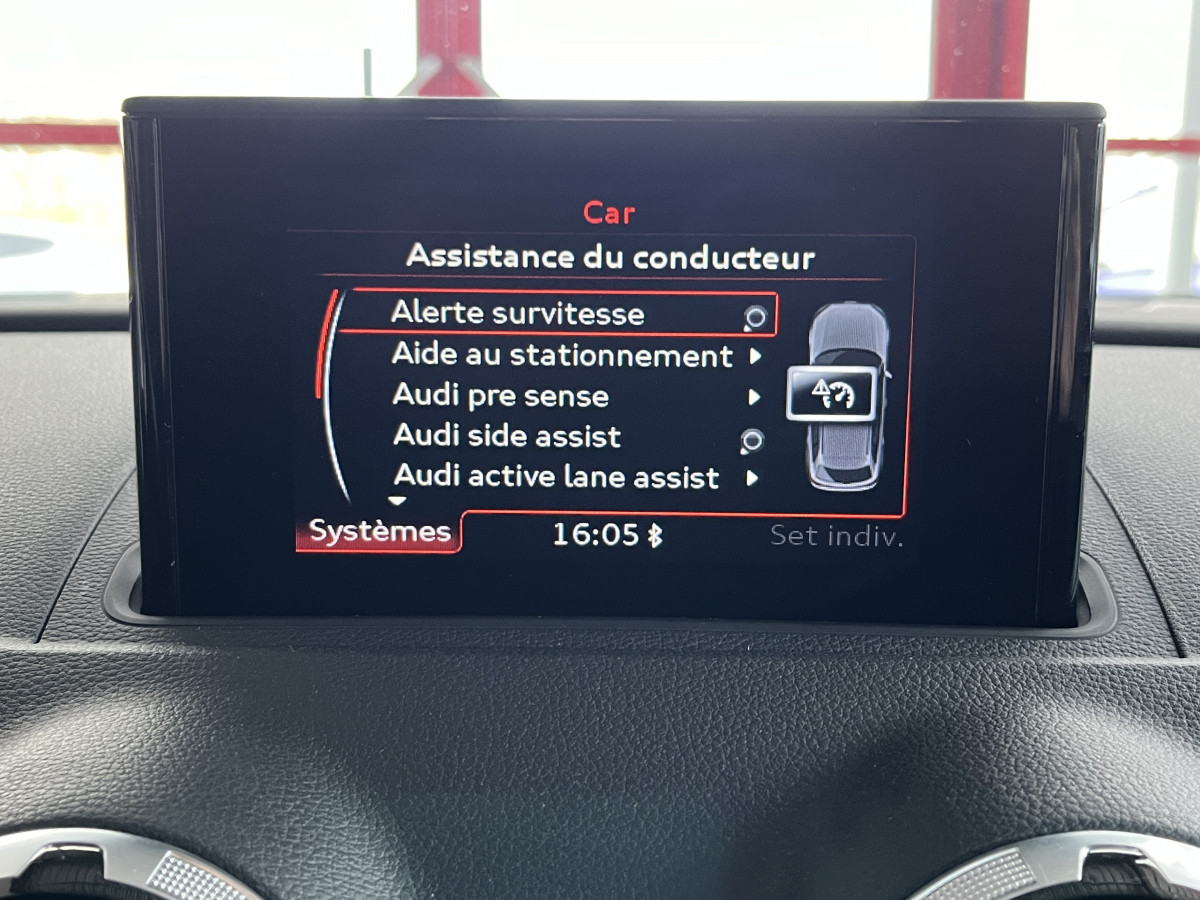 AUDI S3 SPORTBACK 2,0 TFSI 300 QUATTRO  GPS ACC  REGULATEUR ADAPTATIF FEUX BI-XENON  DRIVE SELECT PARK PILOT JANTE ROTOR EXCELLENT ETAT