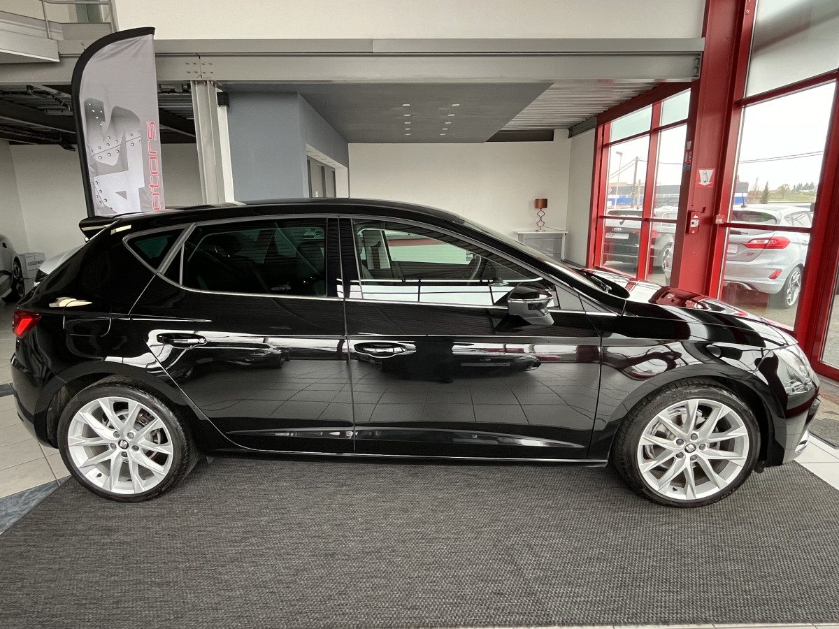 SEAT LEON FR 2,0 TDI 150 DSG7 GPS CAMERA APPLE CARPLAY FULL LED KEYLESS SEAT DRIVE PROFILE DIGITAL COCKPIT EXCELLENT ETAT