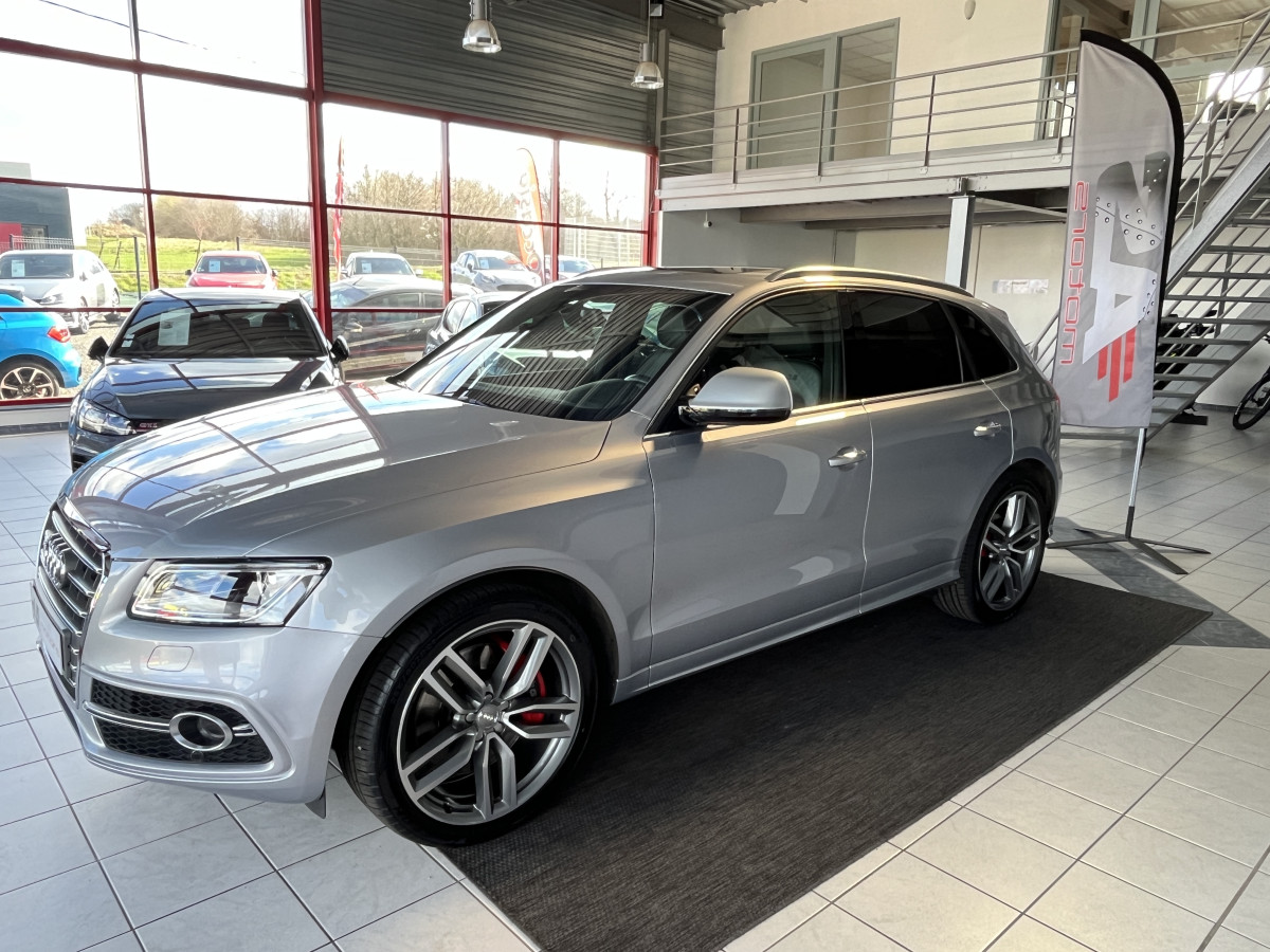 AUDI SQ5 TDI V6 326 COMPETITION BVA8 QUATTRO GPS TOIT PANORAMIQUE CAMERA REGULATEUR ADAPTATIF  ALU BROSSE BI-XENON DRIVE SELECT JANTES 21  EXCELLENT ETAT