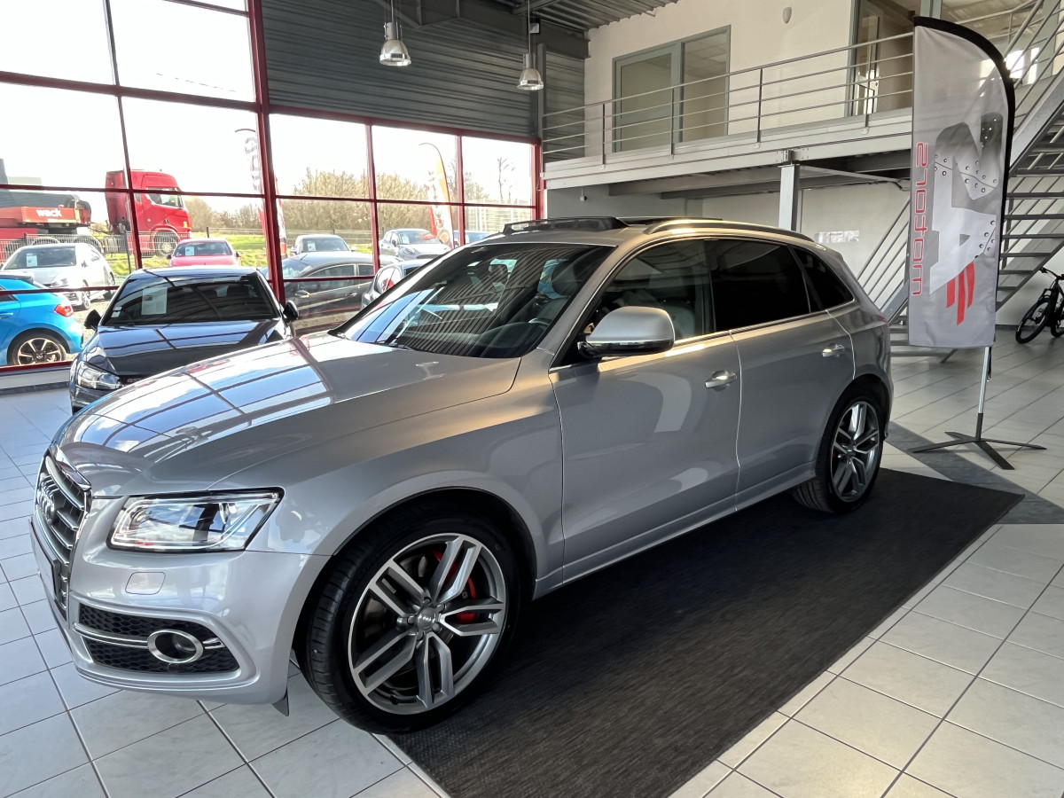 AUDI SQ5 TDI V6 326 COMPETITION BVA8 QUATTRO GPS TOIT PANORAMIQUE CAMERA REGULATEUR ADAPTATIF  ALU BROSSE BI-XENON DRIVE SELECT JANTES 21  EXCELLENT ETAT