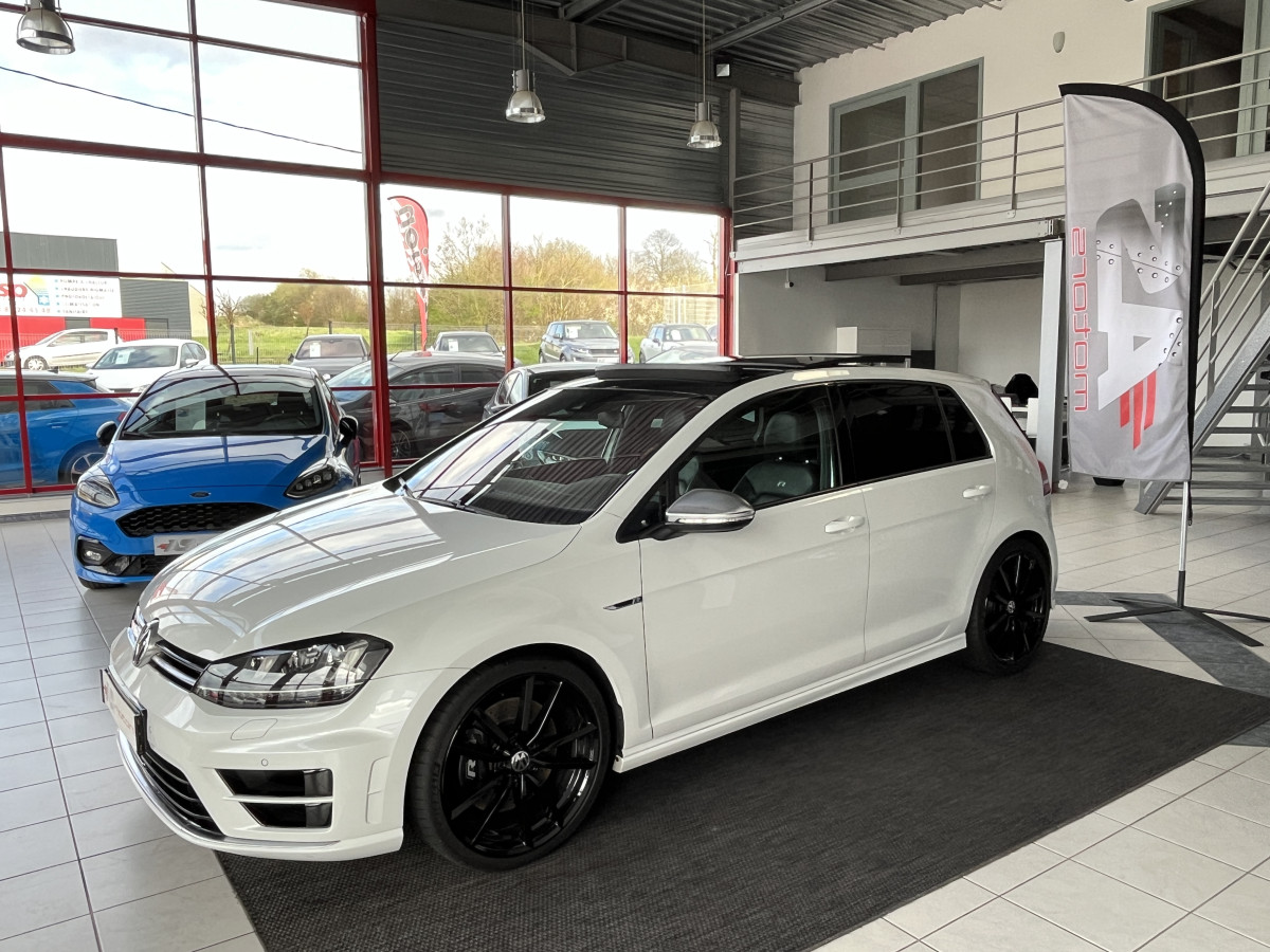 VOLKSWAGEN GOLF 7 R 2,0 TSI 300 DSG6 4 MOTION TOIT PANORAMIQUE GPS CAMERA DCC ACC HIFI DYNAUDIO FULL CUIR KEYLESS BI-XENON  JANTES PRETORIA EXCELLENT ETAT