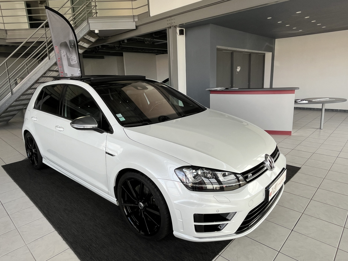 VOLKSWAGEN GOLF 7 R 2,0 TSI 300 DSG6 4 MOTION TOIT PANORAMIQUE GPS CAMERA DCC ACC HIFI DYNAUDIO FULL CUIR KEYLESS BI-XENON  JANTES PRETORIA EXCELLENT ETAT