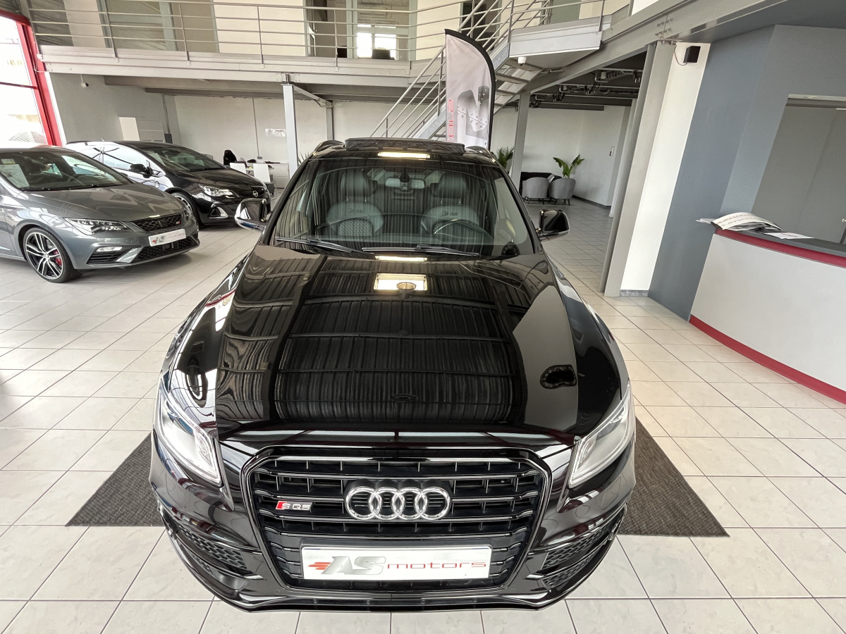 AUDI SQ5 TDI V6 340 PLUS  BVA8 QUATTRO TOIT PANORAMIQUE BI-XENON  GPS CAMERA ATTELAGE KEYLESS HIFI B&O BI-XENON REGULATEUR ADAPTATIF ALU BROSSE DRIVE SELECT EXCELLENT ETAT