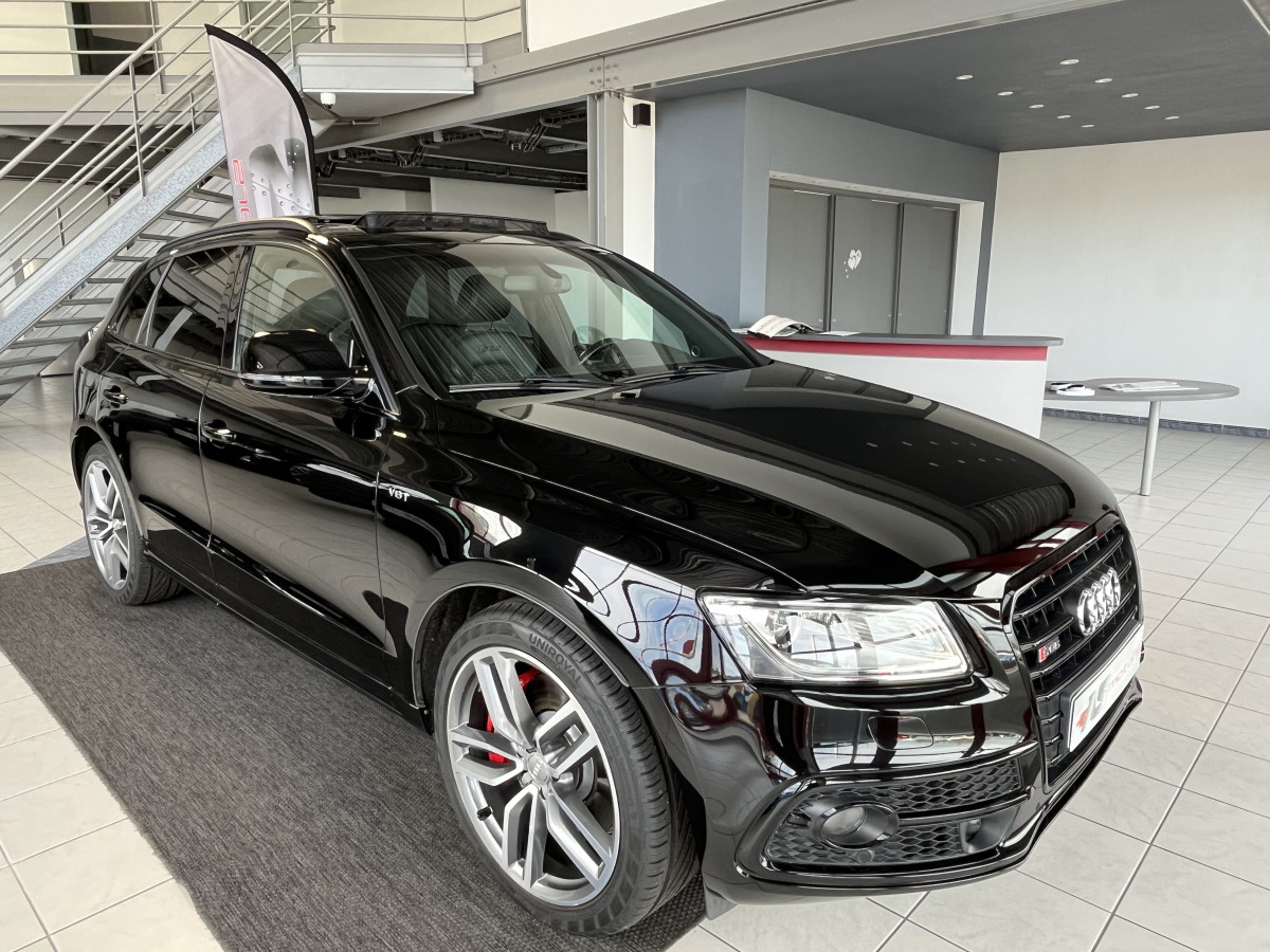 AUDI SQ5 TDI V6 340 PLUS  BVA8 QUATTRO TOIT PANORAMIQUE BI-XENON  GPS CAMERA ATTELAGE KEYLESS HIFI B&O BI-XENON REGULATEUR ADAPTATIF ALU BROSSE DRIVE SELECT EXCELLENT ETAT