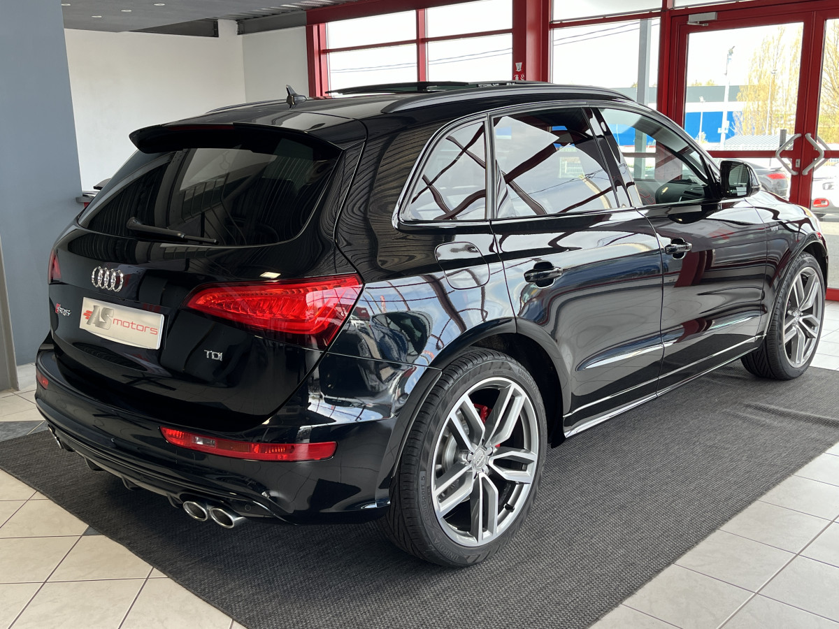 AUDI SQ5 TDI V6 340 PLUS  BVA8 QUATTRO TOIT PANORAMIQUE BI-XENON  GPS CAMERA ATTELAGE KEYLESS HIFI B&O BI-XENON REGULATEUR ADAPTATIF ALU BROSSE DRIVE SELECT EXCELLENT ETAT