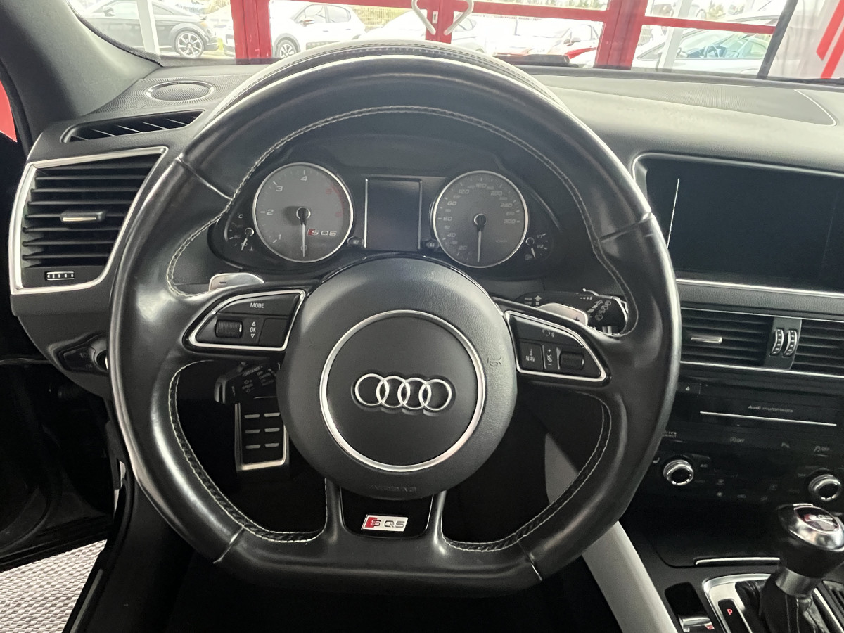 AUDI SQ5 TDI V6 340 PLUS  BVA8 QUATTRO TOIT PANORAMIQUE BI-XENON  GPS CAMERA ATTELAGE KEYLESS HIFI B&O BI-XENON REGULATEUR ADAPTATIF ALU BROSSE DRIVE SELECT EXCELLENT ETAT