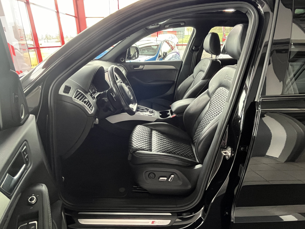 AUDI SQ5 TDI V6 340 PLUS  BVA8 QUATTRO TOIT PANORAMIQUE BI-XENON  GPS CAMERA ATTELAGE KEYLESS HIFI B&O BI-XENON REGULATEUR ADAPTATIF ALU BROSSE DRIVE SELECT EXCELLENT ETAT