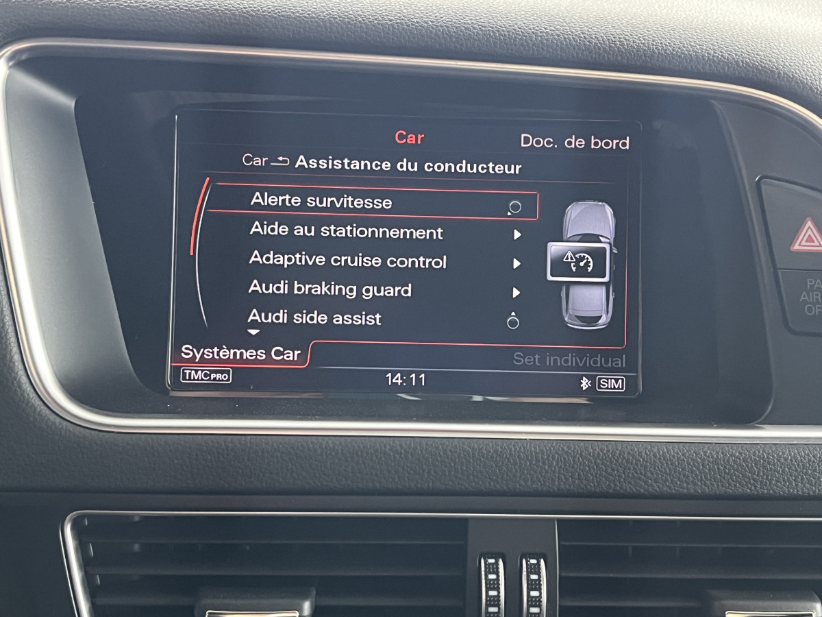 AUDI SQ5 TDI V6 340 PLUS  BVA8 QUATTRO TOIT PANORAMIQUE BI-XENON  GPS CAMERA ATTELAGE KEYLESS HIFI B&O BI-XENON REGULATEUR ADAPTATIF ALU BROSSE DRIVE SELECT EXCELLENT ETAT