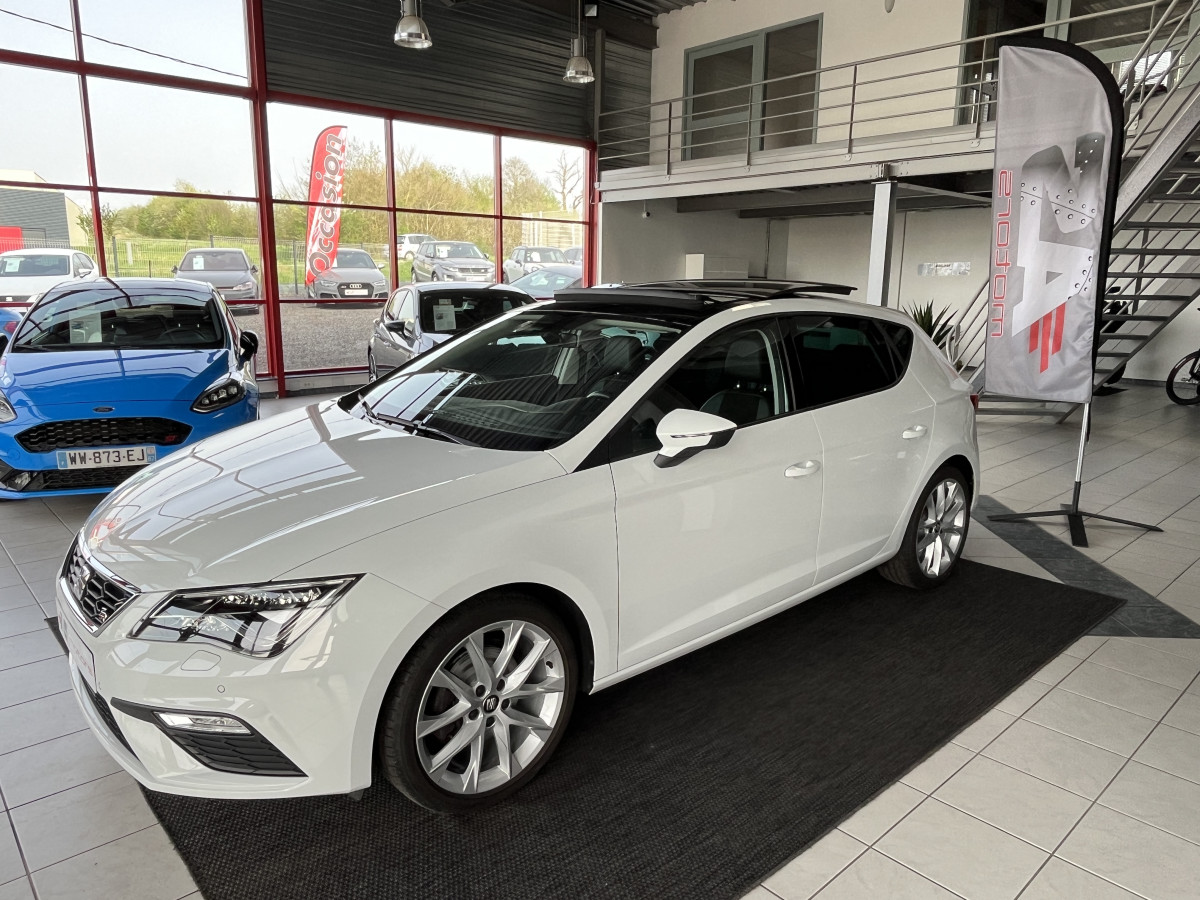 SEAT LEON FR 1,5 TSI 150 GPS DIGITAL COCKPIT APPLE CARPLAY HIFI BEATS KEYLESS PARK PILOT  REGULATEUR FULL LED SEAT DRIVE PROFILE EXCELLENT ETAT