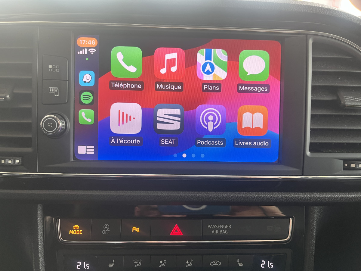 SEAT LEON FR 1,5 TSI 150 GPS DIGITAL COCKPIT APPLE CARPLAY HIFI BEATS KEYLESS PARK PILOT  REGULATEUR FULL LED SEAT DRIVE PROFILE EXCELLENT ETAT