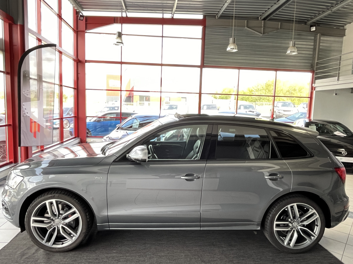 AUDI SQ5 TDI V6 326 COMPETITION BVA8 QUATTRO TOIT PANORAMIQUE GPS CAMERA ATTELAGE KEYLESS HIFI B&O REGULATEUR ADAPTATIF  PACK CARBON  DRIVE SELECT EXCELLENT ETAT