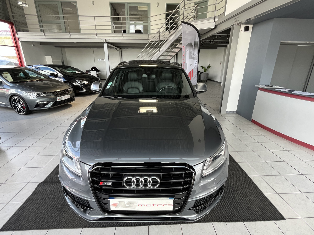 AUDI SQ5 TDI V6 326 COMPETITION BVA8 QUATTRO TOIT PANORAMIQUE GPS CAMERA ATTELAGE KEYLESS HIFI B&O REGULATEUR ADAPTATIF  PACK CARBON  DRIVE SELECT EXCELLENT ETAT