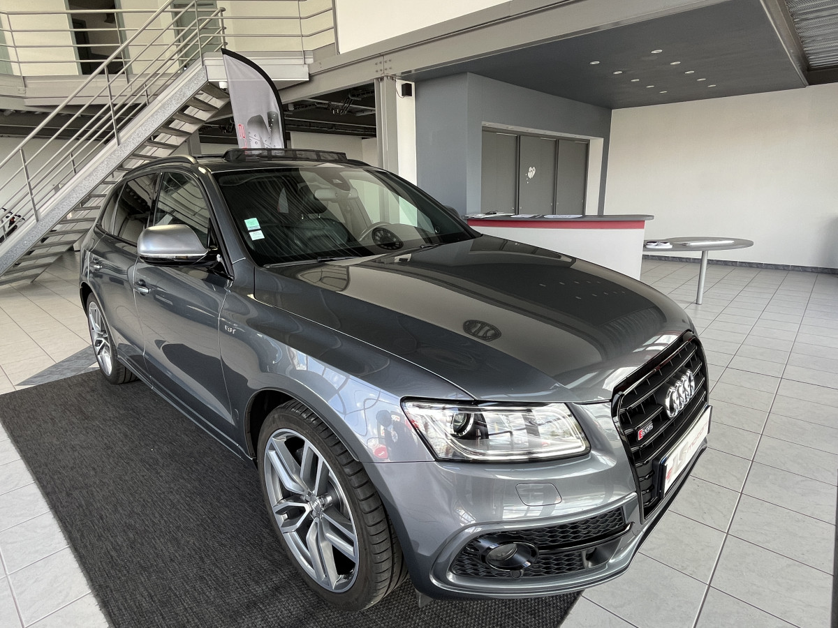 AUDI SQ5 TDI V6 326 COMPETITION BVA8 QUATTRO TOIT PANORAMIQUE GPS CAMERA ATTELAGE KEYLESS HIFI B&O REGULATEUR ADAPTATIF  PACK CARBON  DRIVE SELECT EXCELLENT ETAT