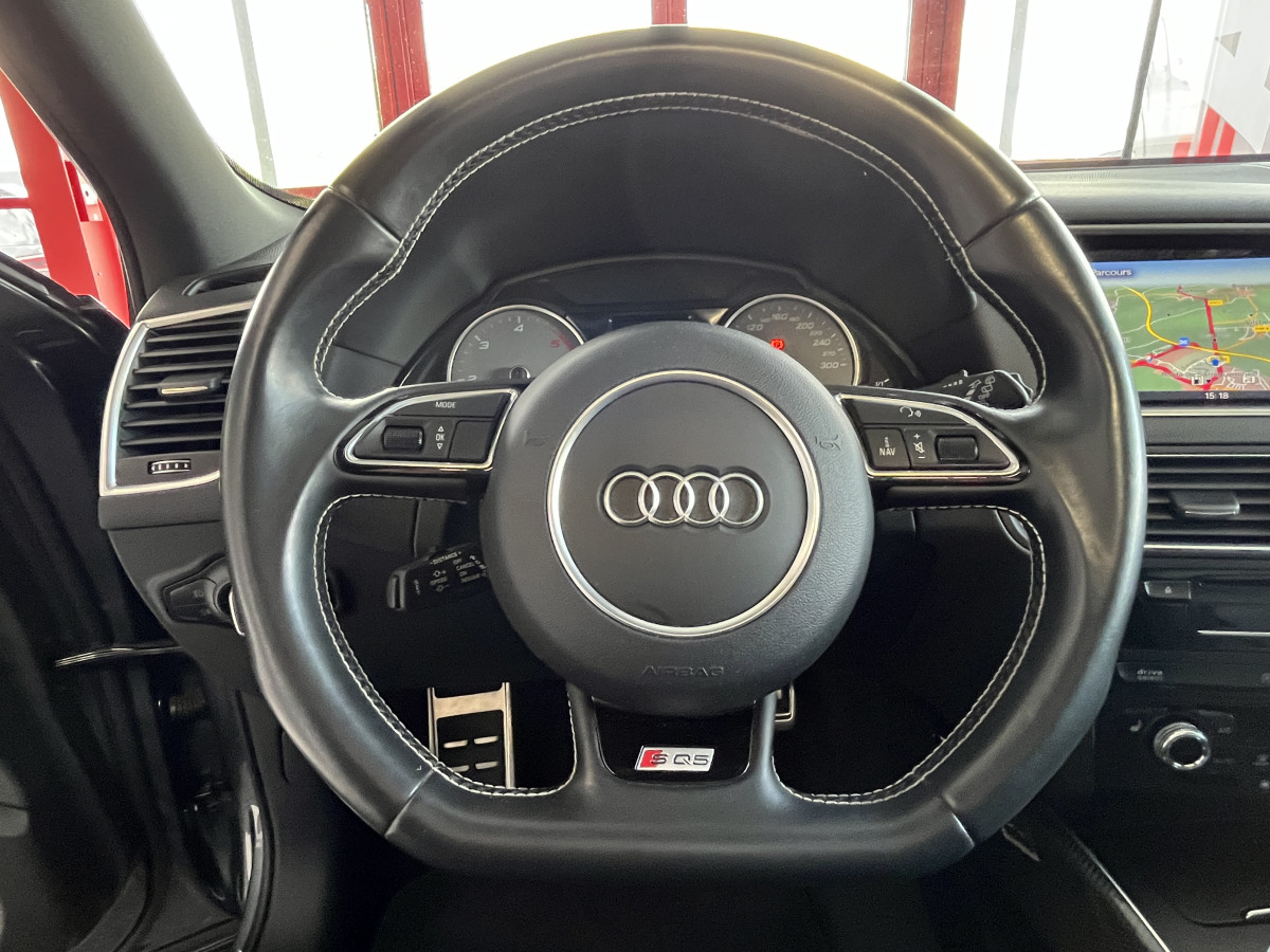 AUDI SQ5 TDI V6 326 COMPETITION BVA8 QUATTRO TOIT PANORAMIQUE GPS CAMERA ATTELAGE KEYLESS HIFI B&O REGULATEUR ADAPTATIF  PACK CARBON  DRIVE SELECT EXCELLENT ETAT