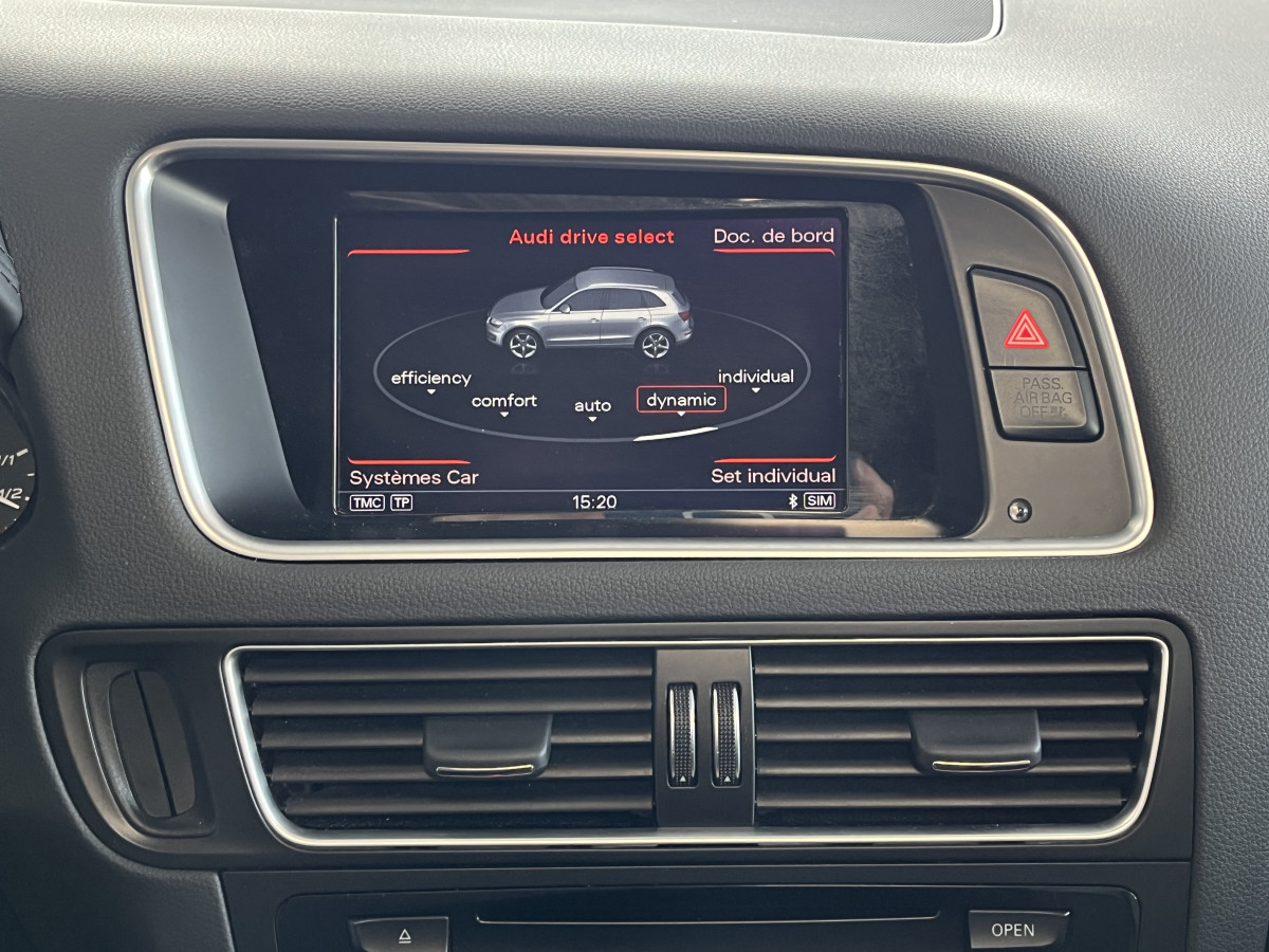 AUDI SQ5 TDI V6 326 COMPETITION BVA8 QUATTRO TOIT PANORAMIQUE GPS CAMERA ATTELAGE KEYLESS HIFI B&O REGULATEUR ADAPTATIF  PACK CARBON  DRIVE SELECT EXCELLENT ETAT