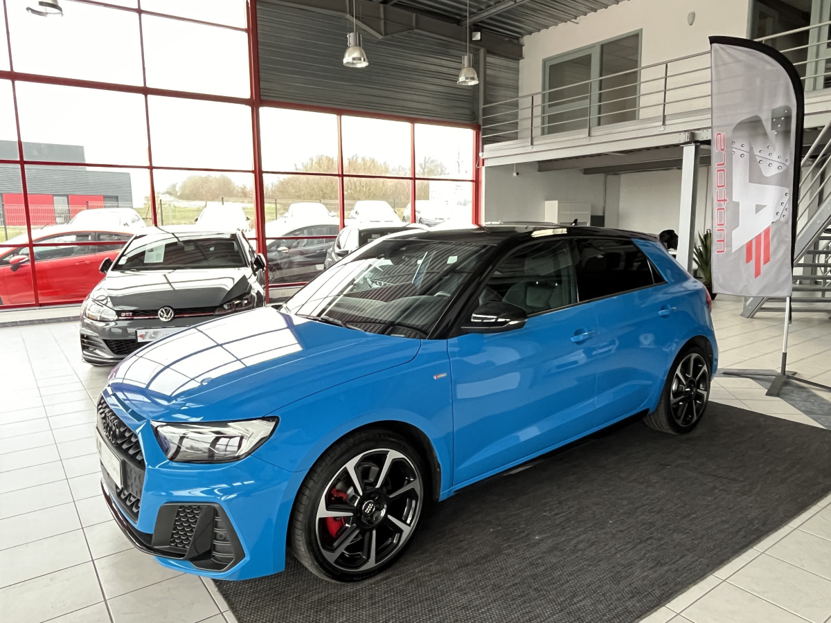 AUDI A1 SPORTBACK  40 TFSI 2,0  200  FULL S-LINE S-TRONIC 6  GPS FULL LED  LIMITEUR  DRIVE SELECT DIGITAL COCKPIT PARKPILOT JANTES ALU 18   ETAT NEUF