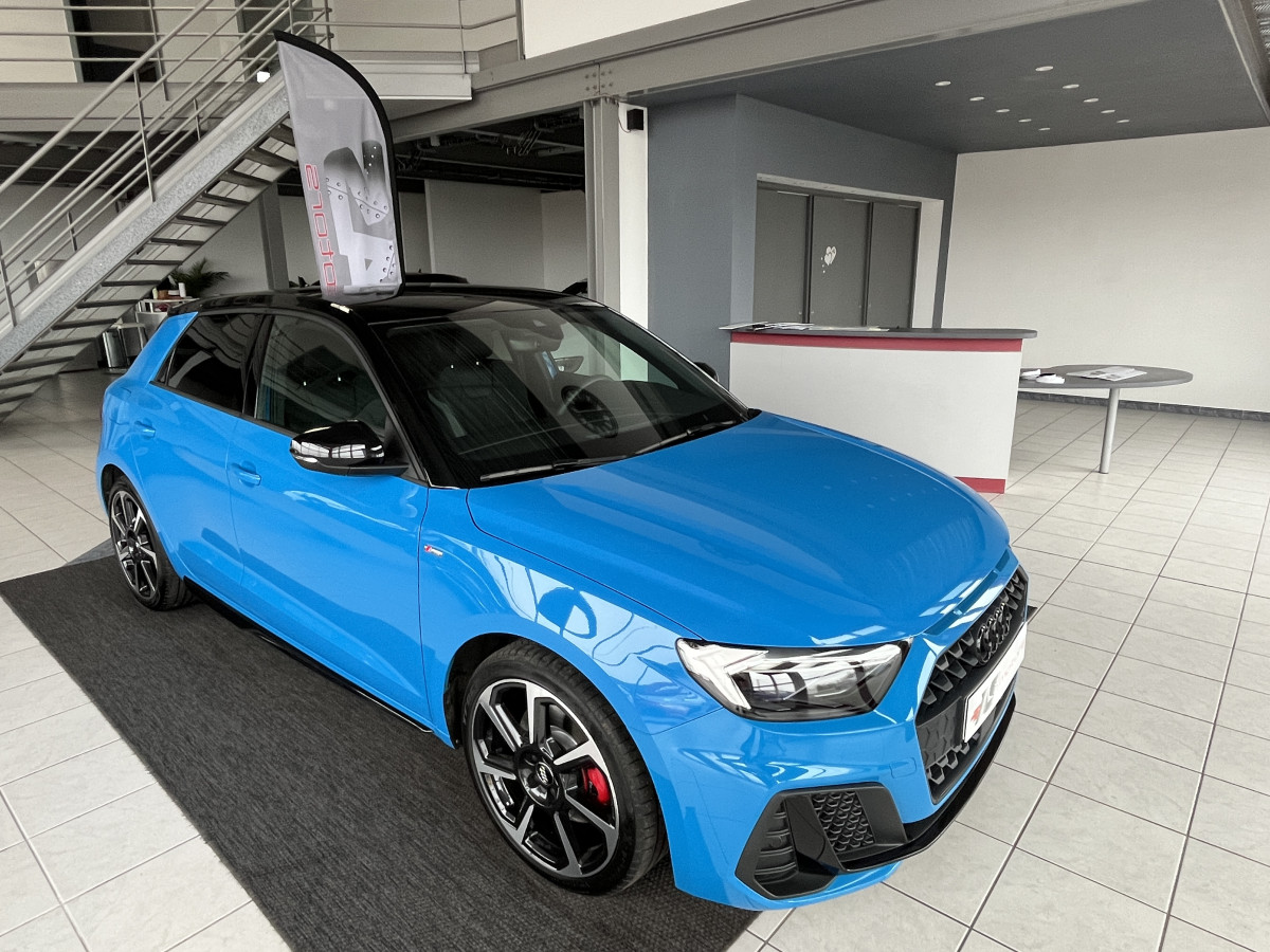 AUDI A1 SPORTBACK  40 TFSI 2,0  200  FULL S-LINE S-TRONIC 6  GPS FULL LED  LIMITEUR  DRIVE SELECT DIGITAL COCKPIT PARKPILOT JANTES ALU 18   ETAT NEUF