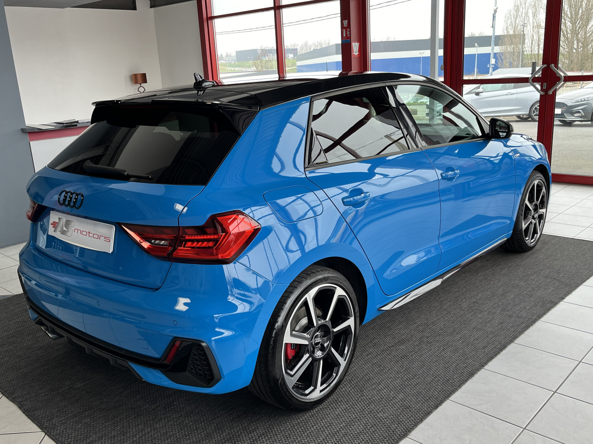 AUDI A1 SPORTBACK  40 TFSI 2,0  200  FULL S-LINE S-TRONIC 6  GPS FULL LED  LIMITEUR  DRIVE SELECT DIGITAL COCKPIT PARKPILOT JANTES ALU 18   ETAT NEUF