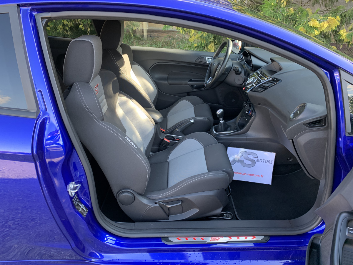 FORD FIESTA ST 1,6 TURBO 182 PACK PERF GPS BLEU PERFORMANCE