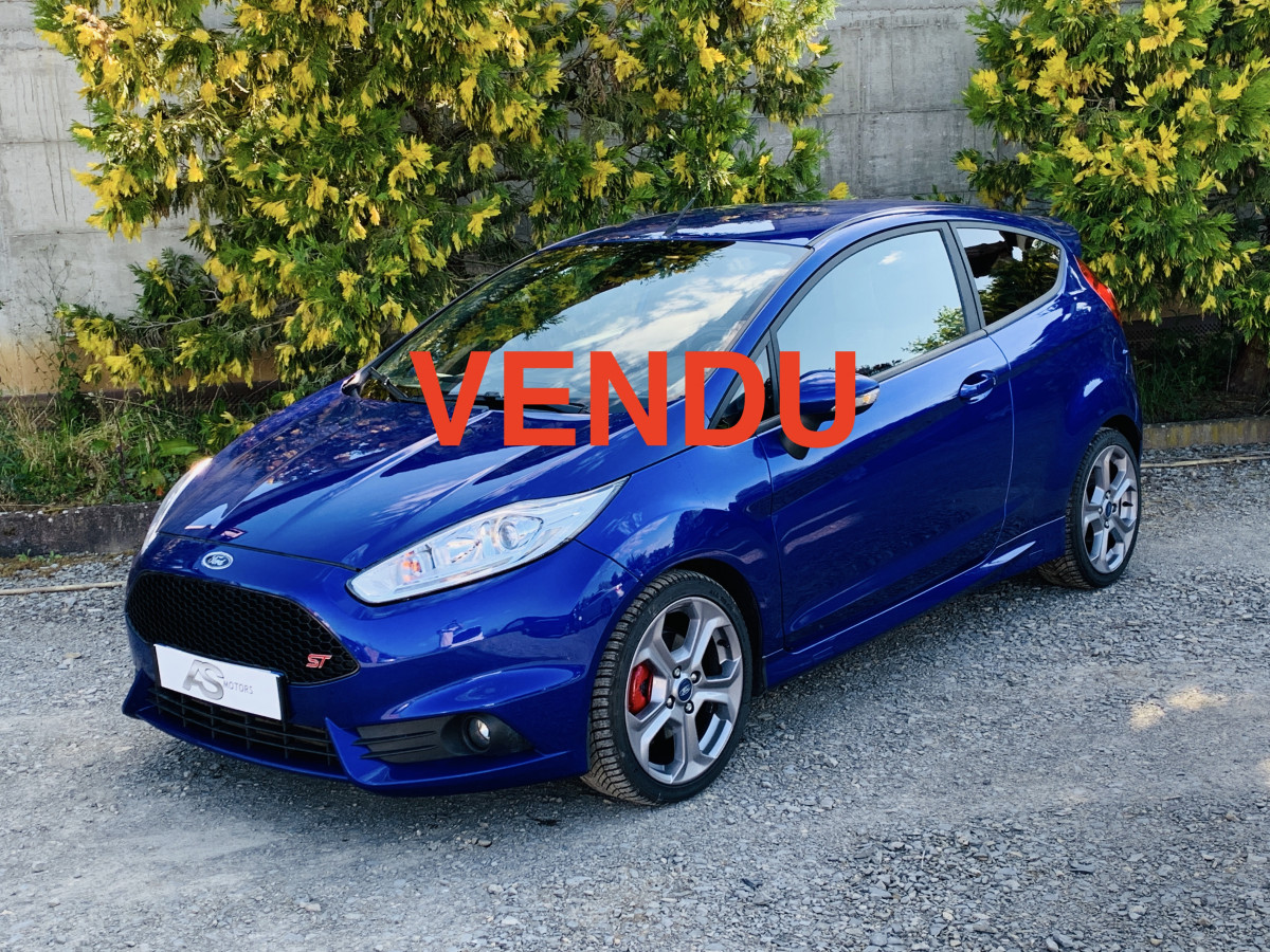 FORD FIESTA ST 1,6 TURBO 182 PACK PERF GPS BLEU PERFORMANCE