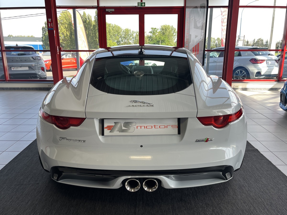 JAGUAR F-TYPE COUPE 3,0 V6 380 S BVA8 AWD GPS CAMERA BI-XENON HIFI MERIDIAN SIEGE PERFORMANCE REGULATEUR LIMITEUR JANTES 20 ECHAPPEMENT SPORT EXCELLENT ETAT