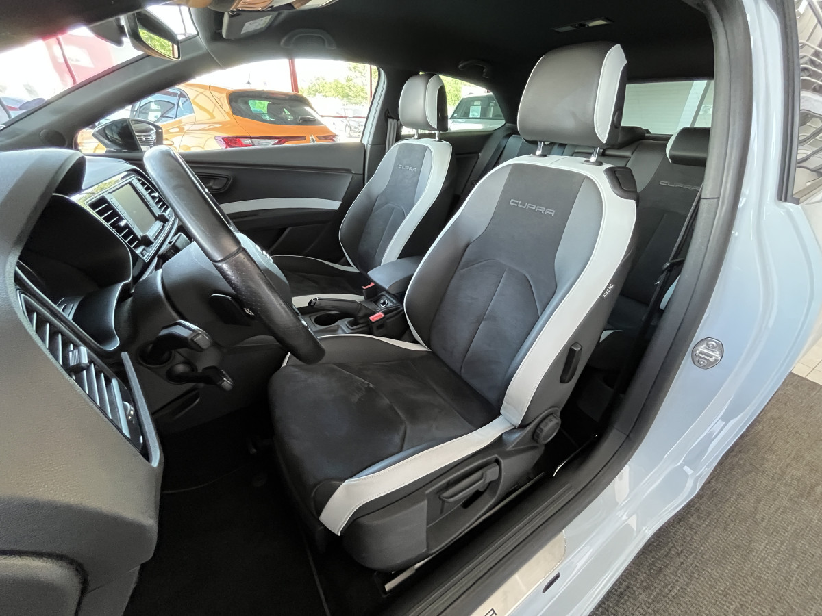 SEAT LEON SC 2,0 TSI CUPRA 290 DSG6 GPS FULL LED REGULATEUR DCC SEAT SOUND BLUETOOTH PARK ASSIST EXCELLENT ETAT