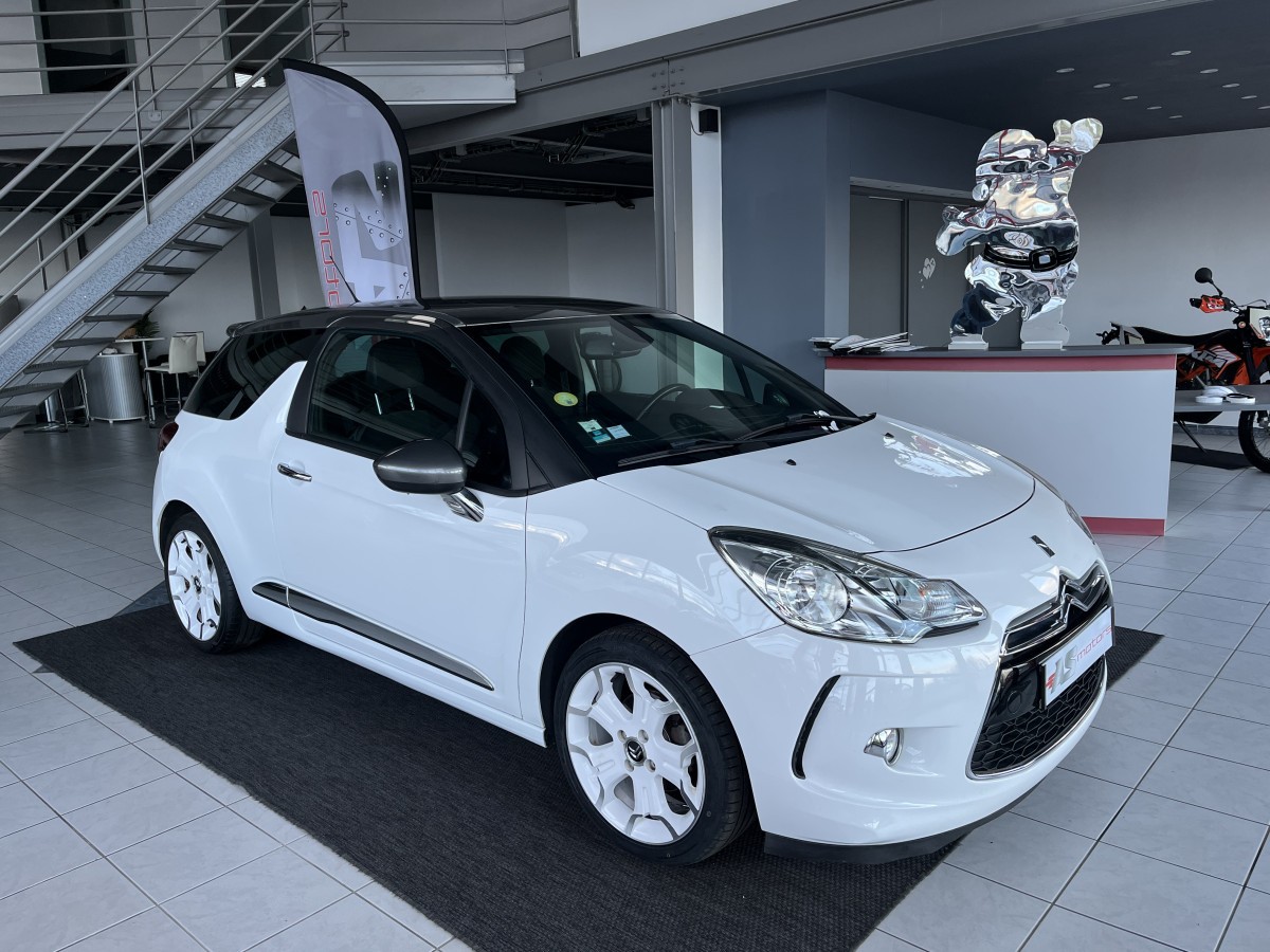 CITROEN DS3 1,6 HDI 115 TYPE SPORT CHIC GPS REGULATEUR LIMITEUR FEUX HALOGENE BLUETOOTH HIFI SYSTEM TRES BON ETAT