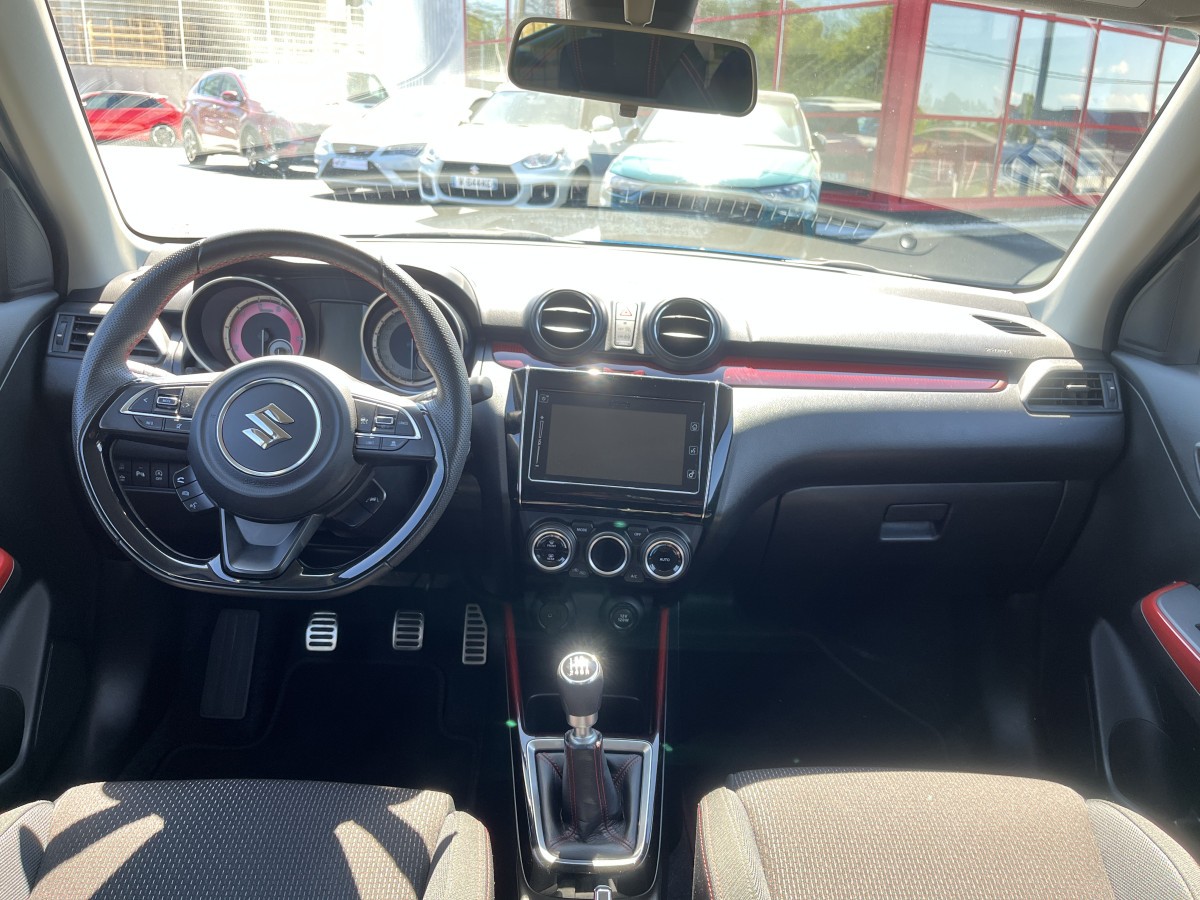 SUZUKI SWIFT SPORT 1,4 129 HYBRID GPS CAMERA FULL LED REGULATEUR LIMITEUR KEYLESS FULL LED APPLE CARPLAY PARK PILOT EXCELLENT ETAT