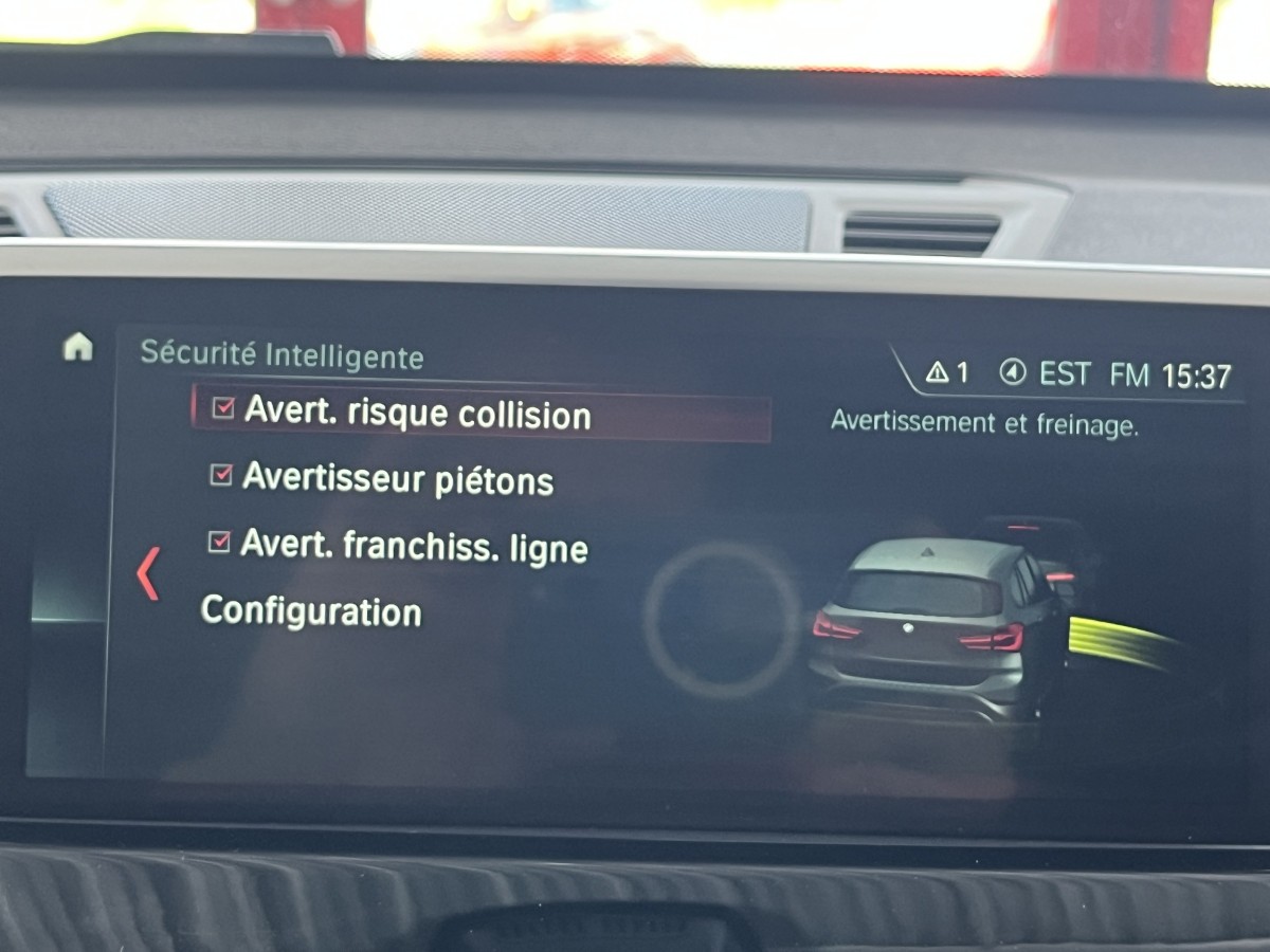 BMW X1 25 D 2,0  231 M SPORT XDRIVE BVA8 TOIT PANORAMIQUE OUVRANT GPS CAMERA KEYLESS REGULATEUR LIMITEUR PHARES LED PARK PILOT PACK. HIVER