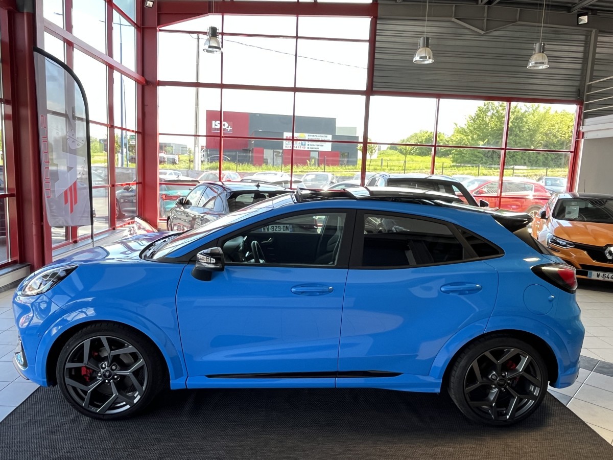 FORD PUMA ST 1,5 200  PHASE 2  GPS CAMERA  ATTELAGE TOIT PANORAMIQUE FEUX FULL LED HIFI B&O APPLE CAR PLAY PACK HIVER PARK PILOT  KEYLESS BLEU NITROUS  ETAT NEUF