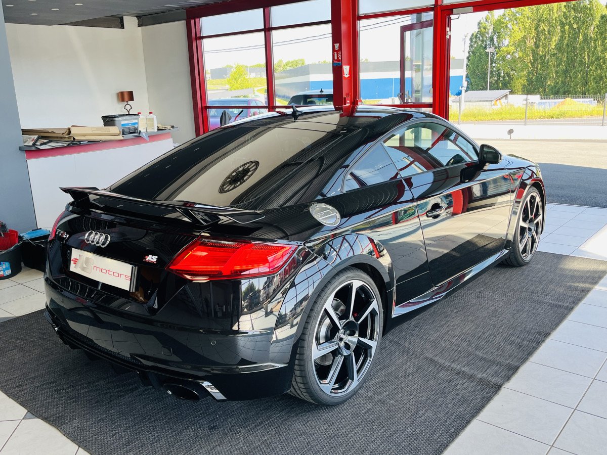 AUDI TTRS 2,5 TFSI 400 QUATTRO S-TRONIC 7 GPS CAMERA AUDI MAGNETIC RIDE APPLE CARPLAY DRIVE SELECT REGULATEUR LIMITEUR  ECHAPPEMENT RS HIFI B&O SIEGES RS FEUX FULL LED EXCELLENT ETAT