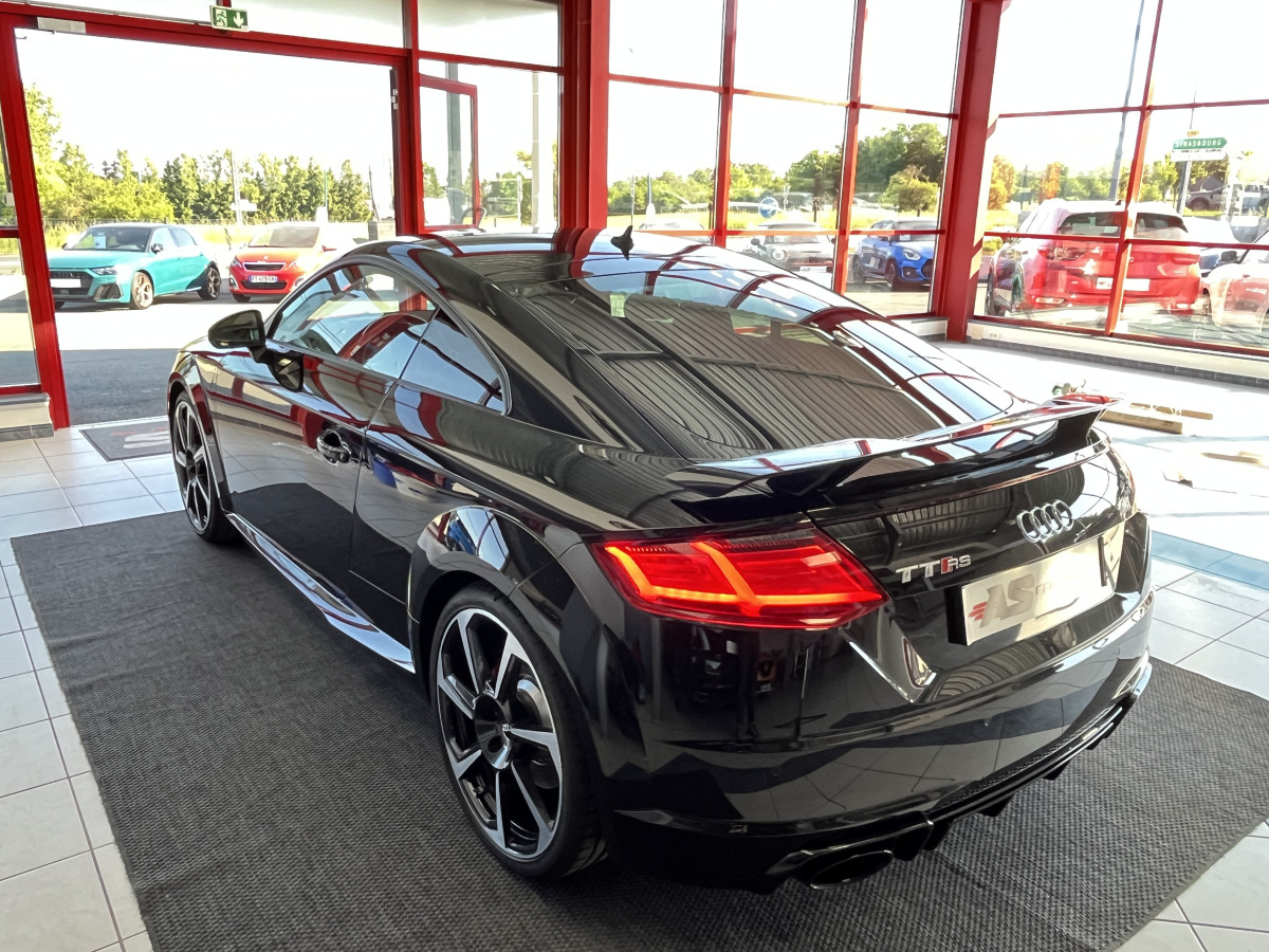 AUDI TTRS 2,5 TFSI 400 QUATTRO S-TRONIC 7 GPS CAMERA AUDI MAGNETIC RIDE APPLE CARPLAY DRIVE SELECT REGULATEUR LIMITEUR  ECHAPPEMENT RS HIFI B&O SIEGES RS FEUX FULL LED EXCELLENT ETAT