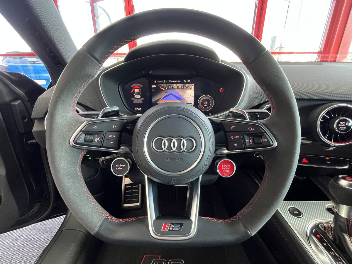 AUDI TTRS 2,5 TFSI 400 QUATTRO S-TRONIC 7 GPS CAMERA AUDI MAGNETIC RIDE APPLE CARPLAY DRIVE SELECT REGULATEUR LIMITEUR  ECHAPPEMENT RS HIFI B&O SIEGES RS FEUX FULL LED EXCELLENT ETAT