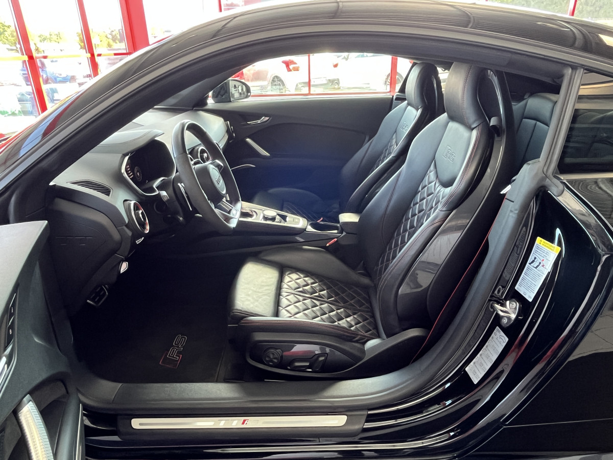 AUDI TTRS 2,5 TFSI 400 QUATTRO S-TRONIC 7 GPS CAMERA AUDI MAGNETIC RIDE APPLE CARPLAY DRIVE SELECT REGULATEUR LIMITEUR  ECHAPPEMENT RS HIFI B&O SIEGES RS FEUX FULL LED EXCELLENT ETAT
