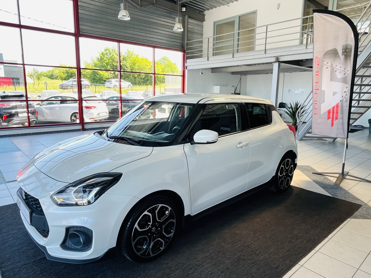 SUZUKI SWIFT SPORT 1,4 129 HYBRID GPS CAMERA FULL LED REGULATEUR LIMITEUR KEYLESS APPLE CARPLAY PARK PILOT EXCELLENT ETAT