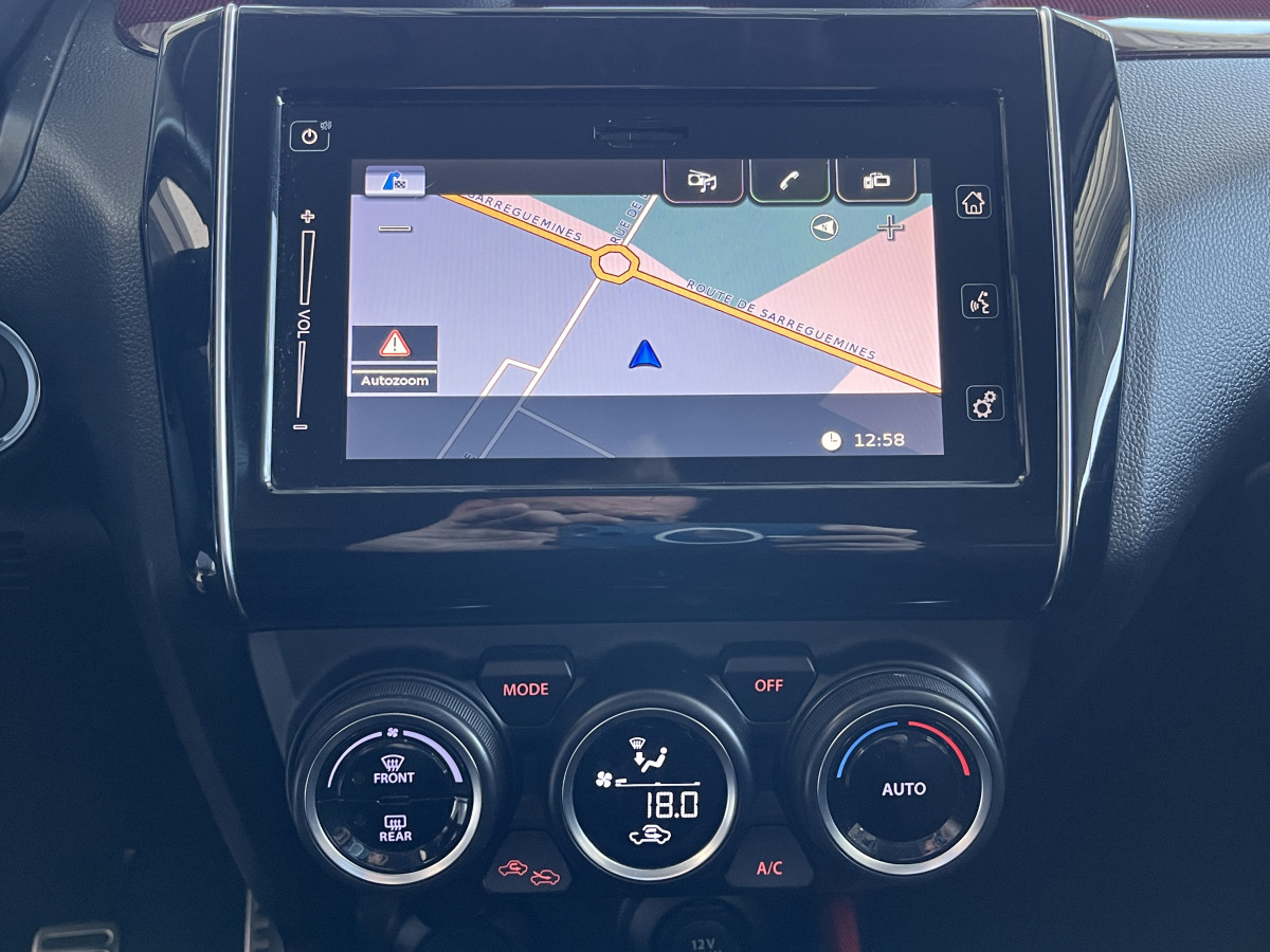 SUZUKI SWIFT SPORT 1,4 129 HYBRID GPS CAMERA FULL LED REGULATEUR LIMITEUR KEYLESS APPLE CARPLAY PARK PILOT EXCELLENT ETAT