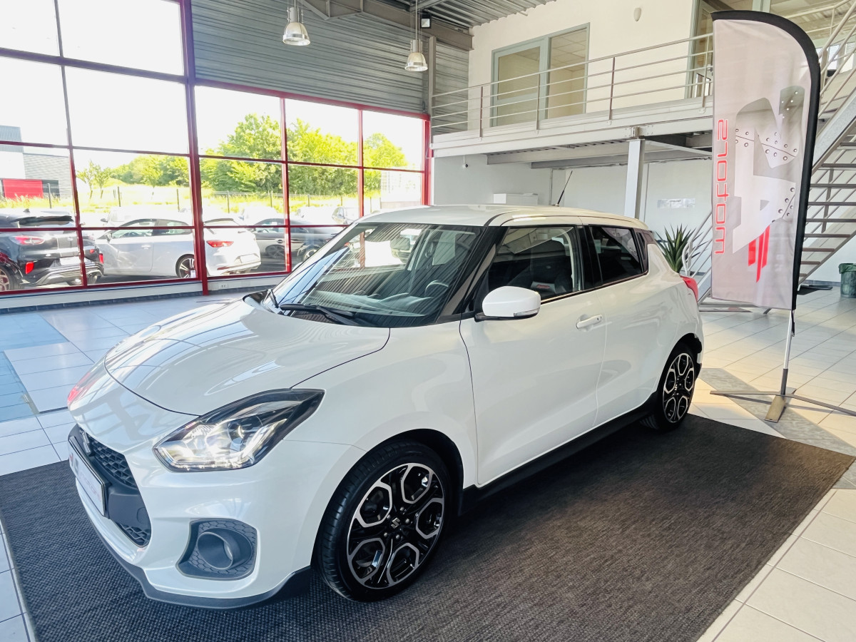 SUZUKI SWIFT SPORT 1,4 129 HYBRID GPS CAMERA FULL LED REGULATEUR LIMITEUR KEYLESS APPLE CARPLAY PARK PILOT EXCELLENT ETAT